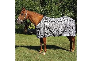 Country Pride Zebra Print Fly Sheet for Horse | 80 in
