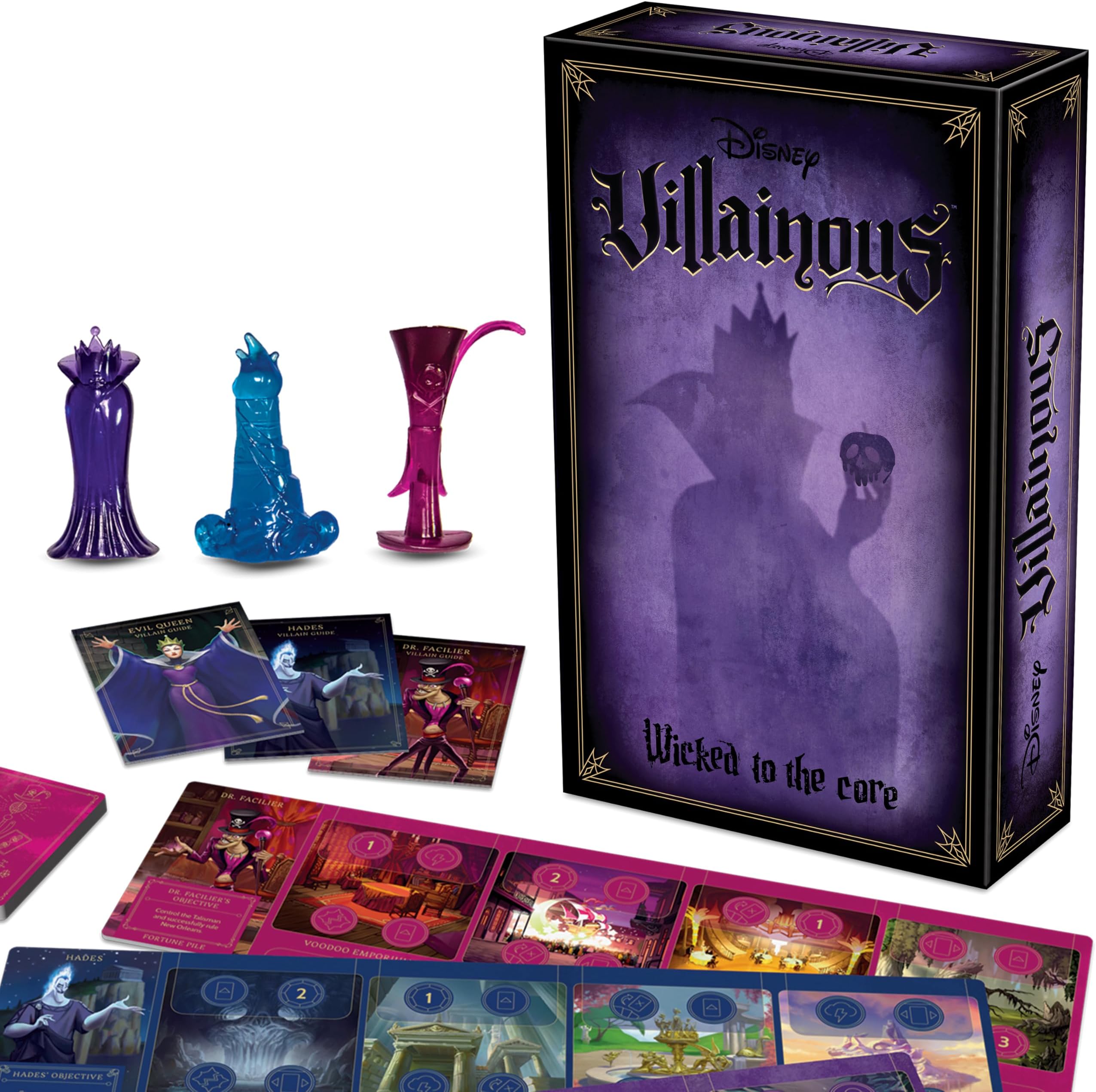 Ravensburger Disney Villainous: Wicked to The Core Strategy Board Game | for Ages 10 & Up | Stand-Alone & Expandable | 2019 Toy of The Year Award Winner