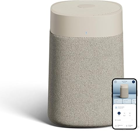 Blueair Blue Pure 211i Max Air Purifier for Large Rooms (Beige)