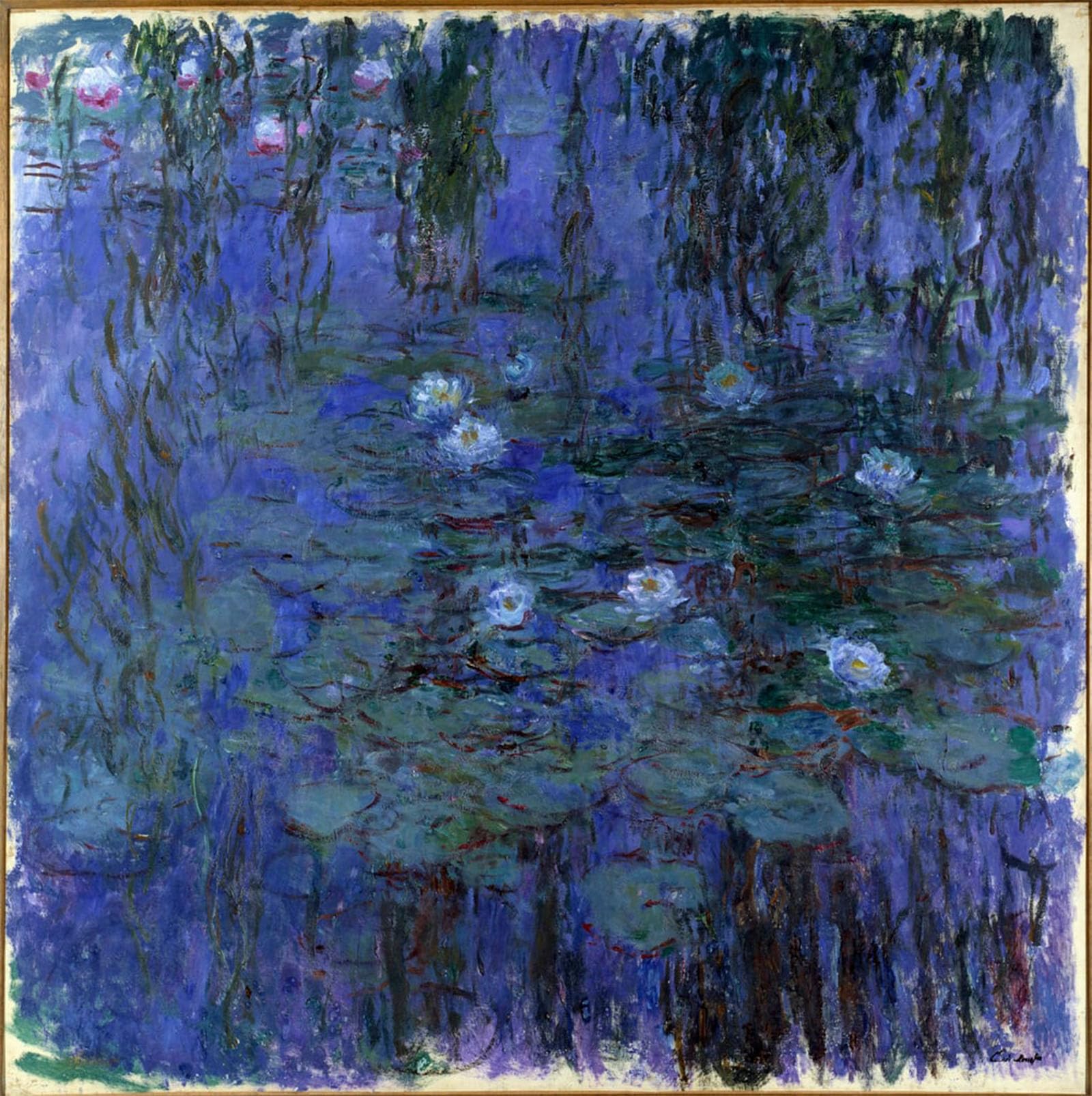 SERENDIPITP Retro Picture Poster Wall Art Pictures Painting Nympheas Painting by Claude Monet Wall Art Canvas Print for Wall Decor 60x90cm