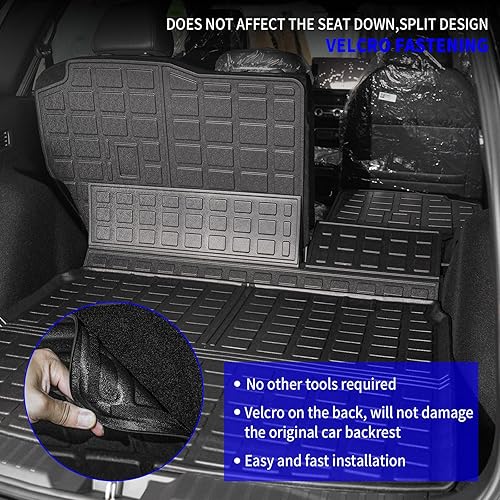 Vista 37 de Rongtaod Alfombrillas compatibles con Honda CRV 2017-2022, alfombrilla de maletero TPE para todo tipo de clima, accesorios CR-V 2021