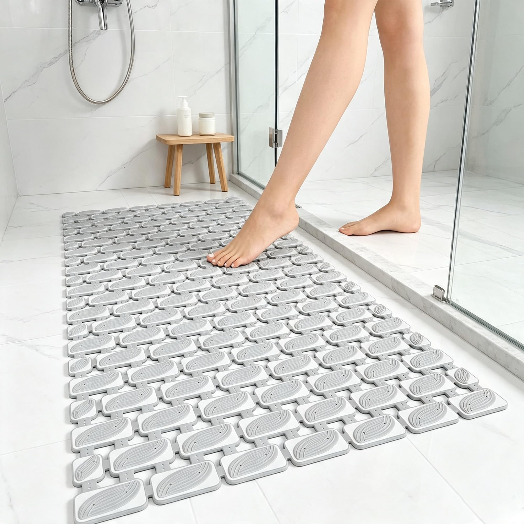 Bingobang Large Shower Mat Non Slip Anti Mould for Elderly 90 x 40cm — image 1