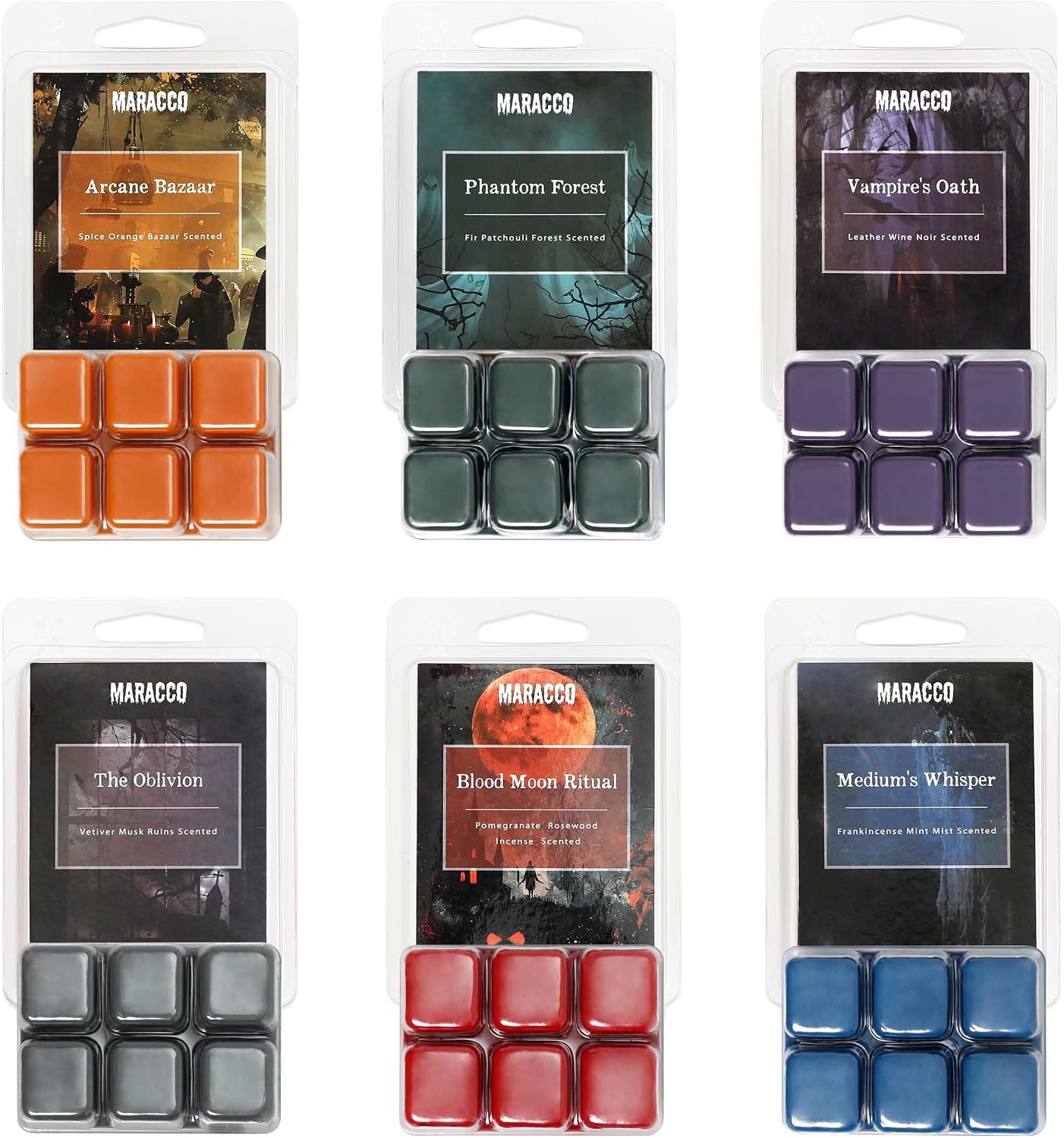 Maracco Fall Scented Wax Melts, Soy Wax Cubes for Wax Warmer