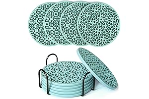 Silicone Coasters for Drinks,Protect Your Tabletop Surfaces with Our Reusable Non-Slip Heat-Resistant Placemats