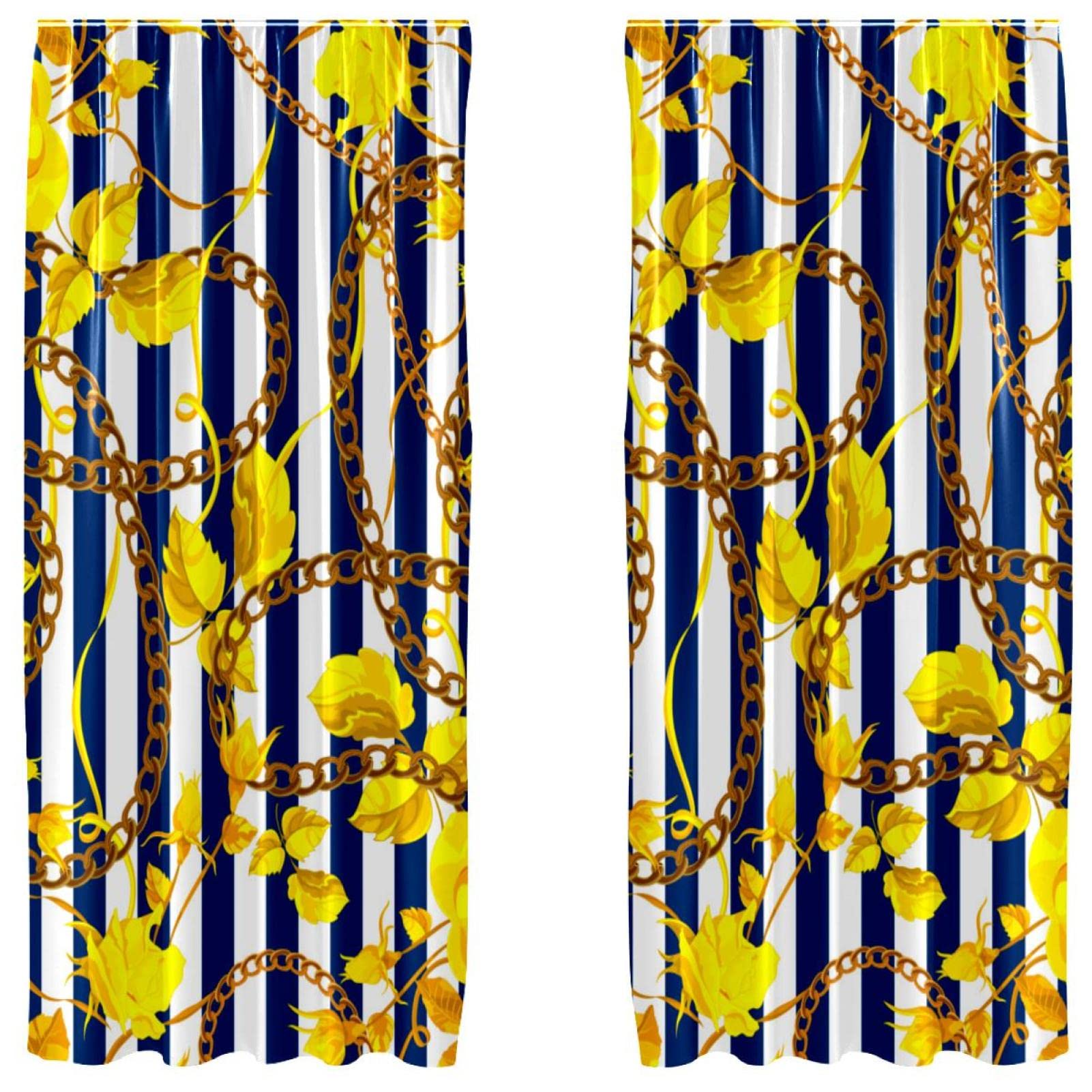 Cortinas de panel ligeras con bolsillo para barra: decoración fácil y fluida