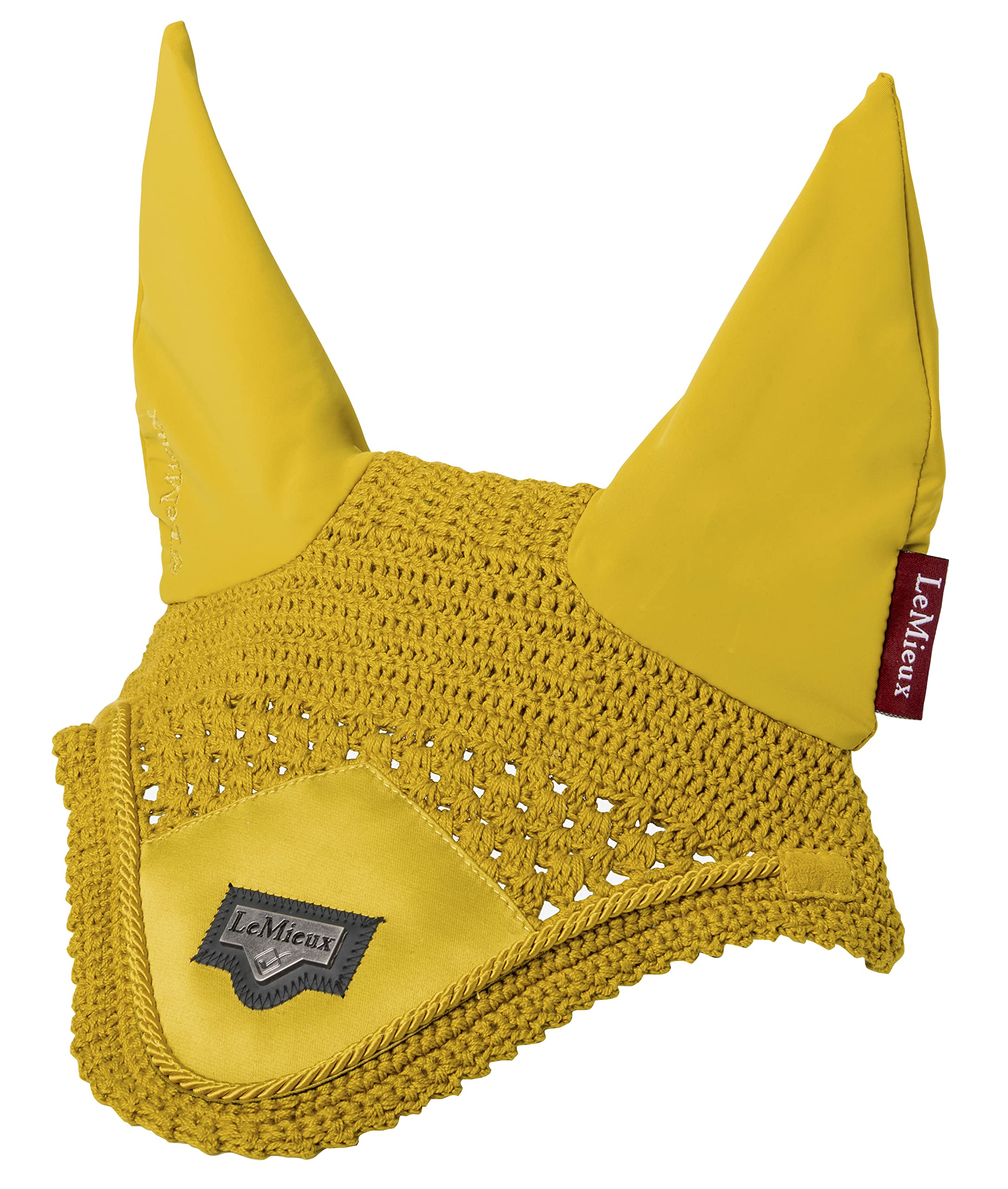 LeMieux Junior Loire Fly Hood with Soft Lycra Ears - Close Knit Crochet - Comfortable Fit Equestrian Mask - Sport Horse Wear — view 7