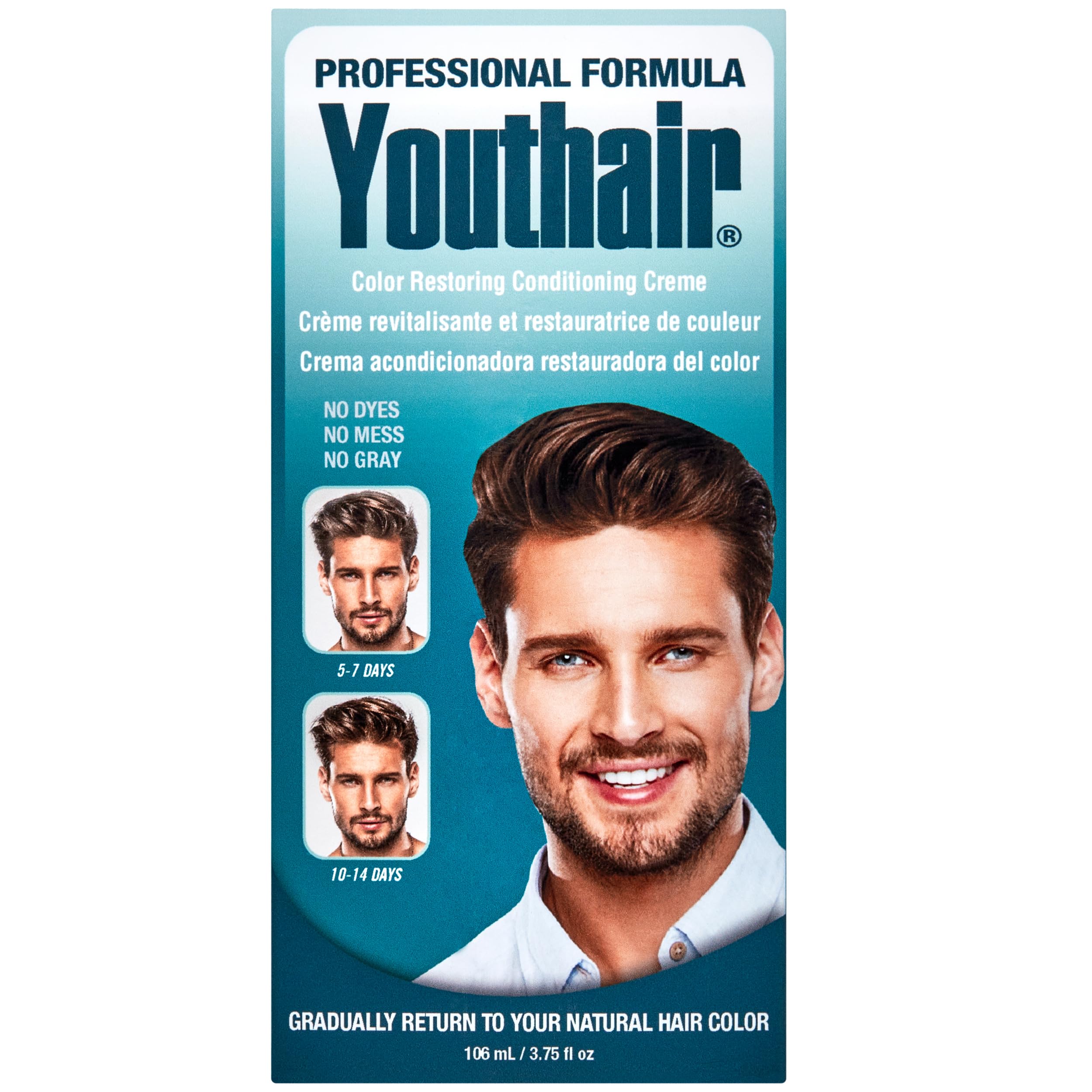 YouthairClubman, Crème, 3.75 Ounce