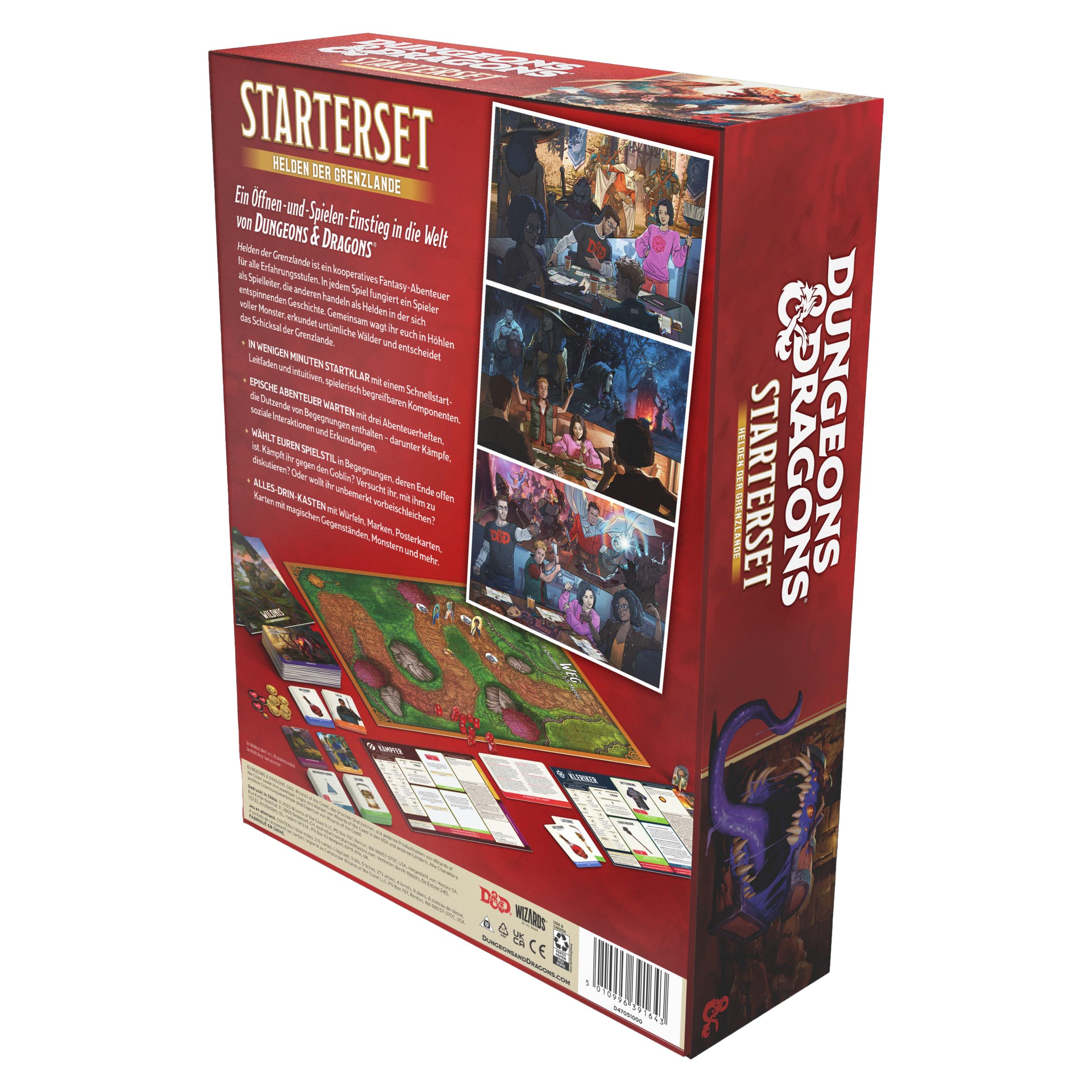 Dungeons & Dragons Starter Set: Helden der Grenzlande | D&D Fantasy-Abenteuerspiel für 3–5 Spieler (Deutsche Version)