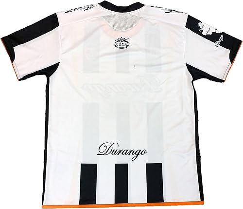 Miniatura 4 de Durango México Soccer Jersey de color blanco y negro Arza diseño