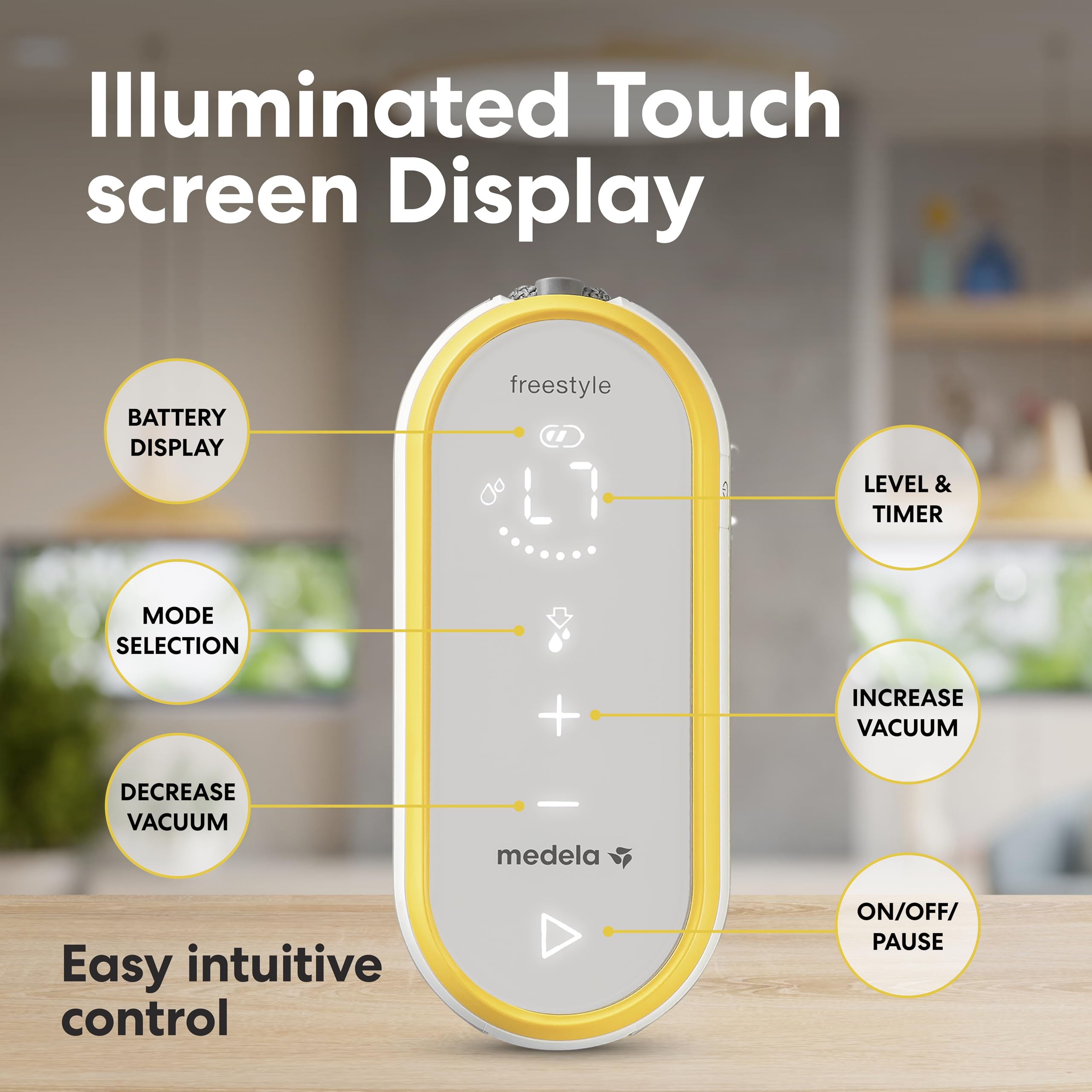 Medela Tiralatte Freestyle a mani libere | Tiralatte elettrico doppio, portatile, discreto e indossabile, con connettivit app
