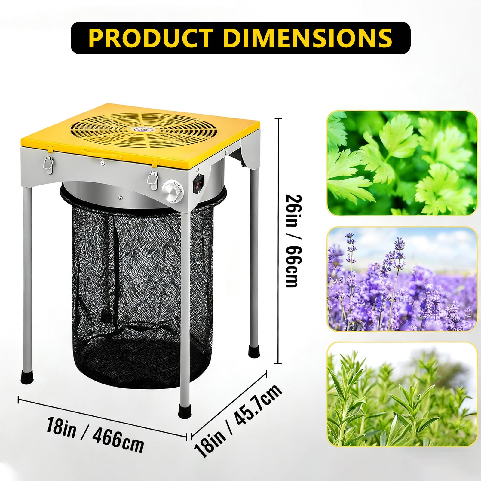 Recortadora automática de cogollos y Hojas, Recortadora rotativa eléctrica, con Protector de Seguridad y Mango, para Cortar Hojas secas y mojadas.