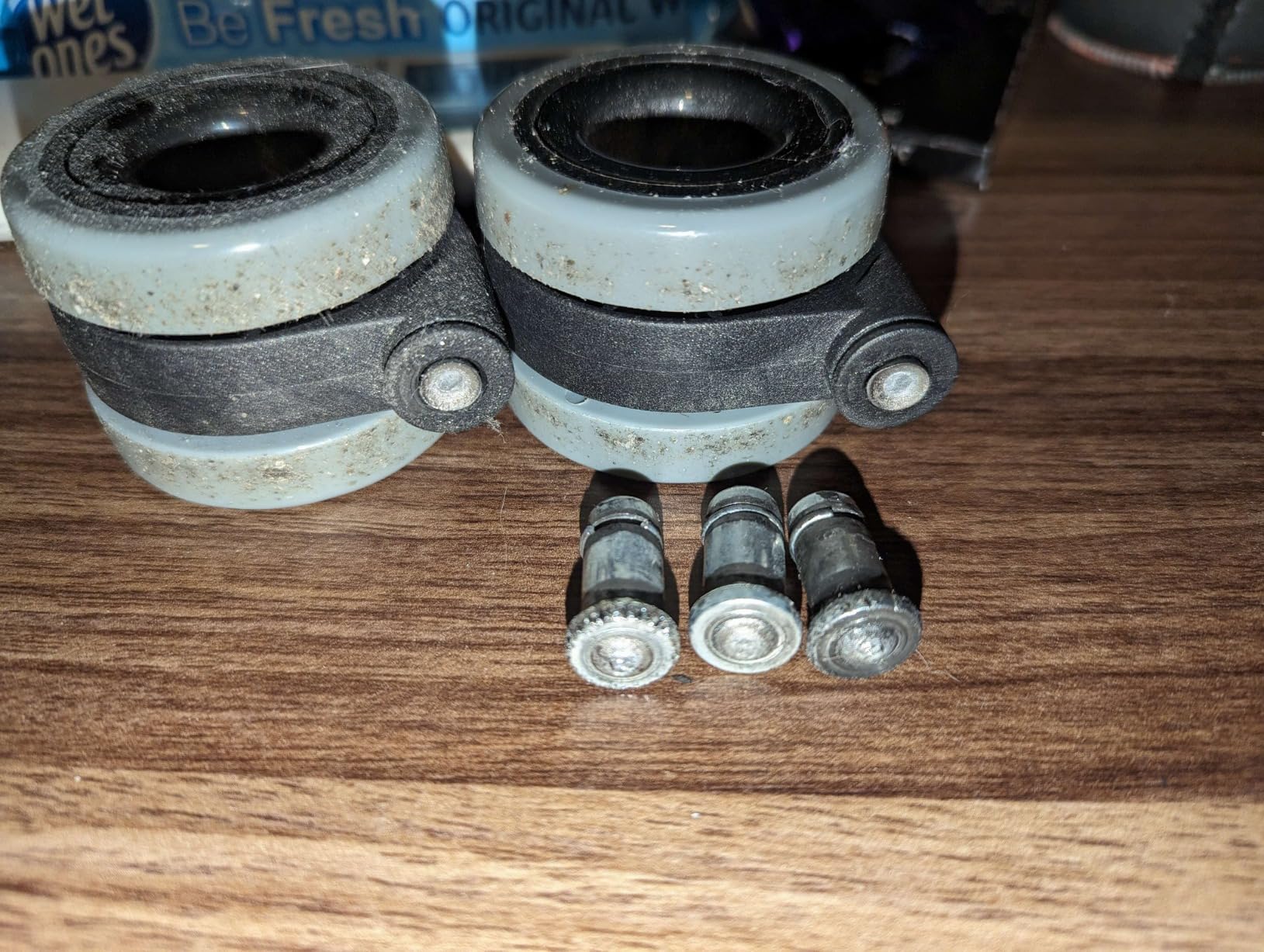 Dohobby 5-Pack Office Chair Caster Wheels With Brakes - PU Rubber Heavy Duty Replacement Casters - View #5