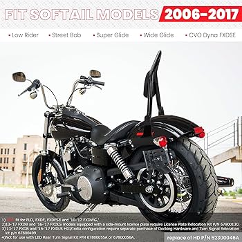 Amazon | kekykm バックレスト シーシーバーバー ハーレーダイナ