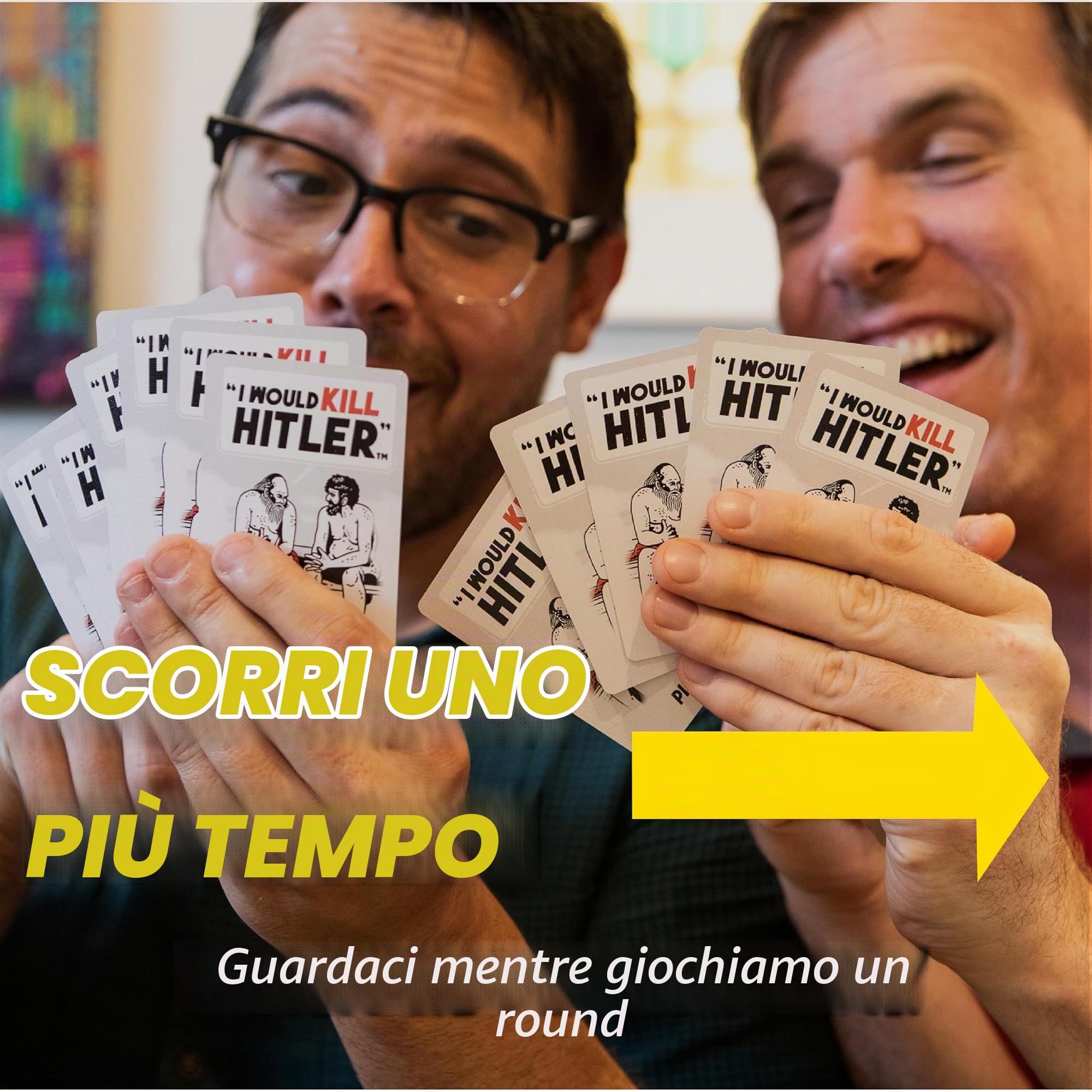 Il gioco per feste di narrazione di storie per adulti di dilemmi etici e ipotetici divertenti