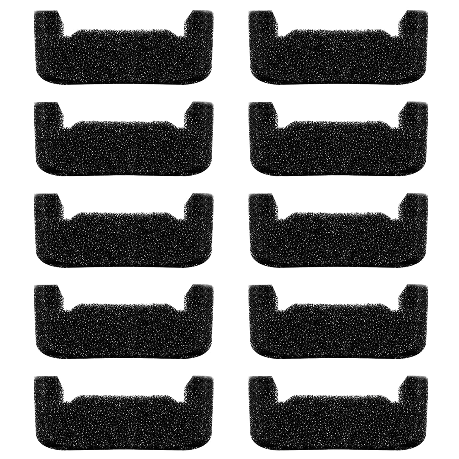 10 Pcs Sponge Filter for 67oz/2L Pet Fountain 81oz/2.4L Stainless Steel Dog Drinking Fountain Replacement,Pet Water Fountain Pre Foam Filters Replacement