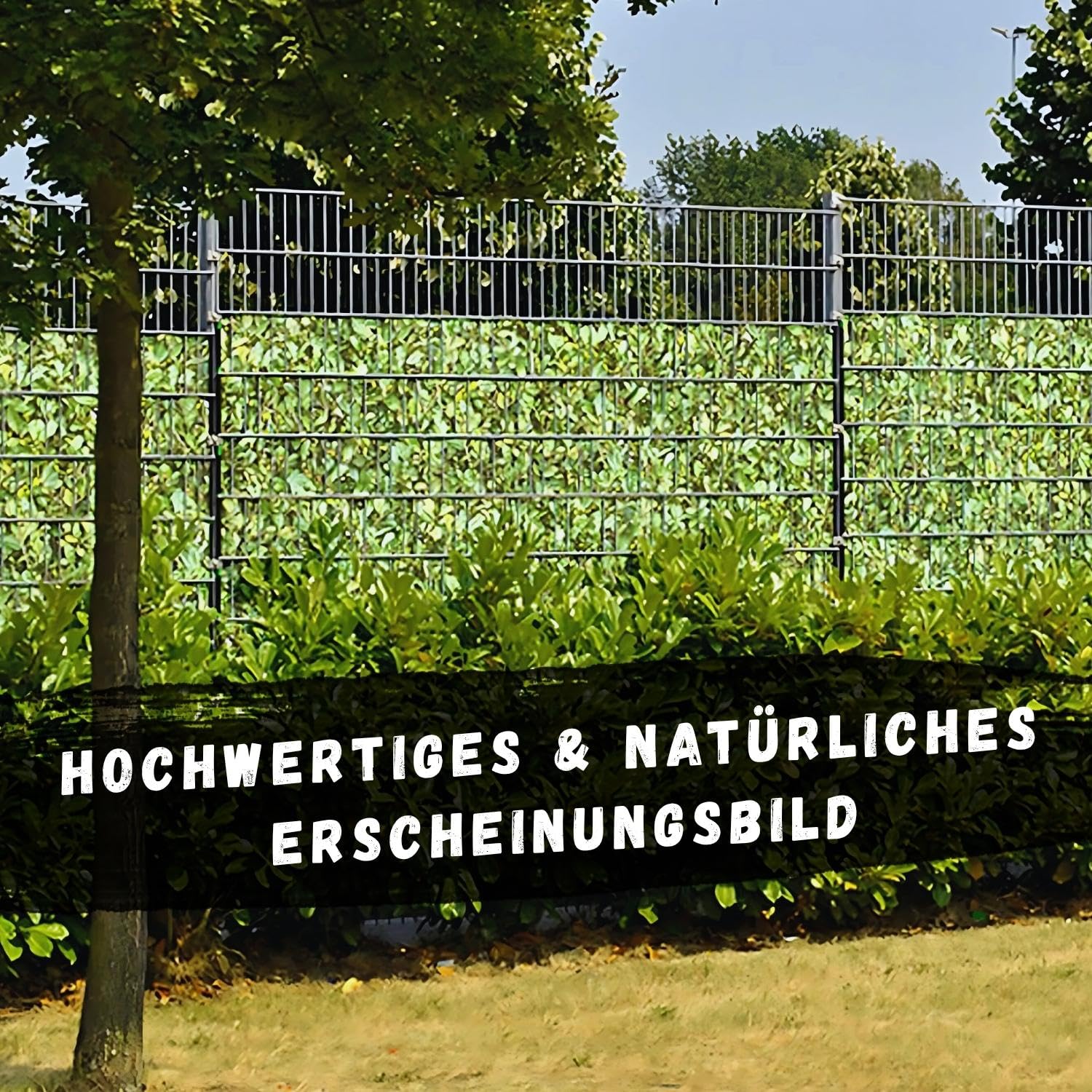 Bedruckter Sichtschutz Kindergeburtstag Doppelstabmatten Motivdruck Kinder | moderner Motivdruck | Garten-Deko | Sichtschutzstreifen Rolle | Vlies | Windschutz 2,5m x 2,0m
