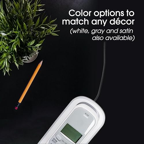 Miniatura 4 de Power Gear Cable de línea telefónica, 15 pies, cable telefónico, extremos modulares, funciona para teléfono, módem o máquina de fax, para uso en