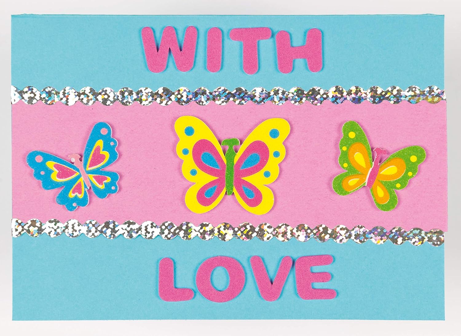 Hello Hobby Multicolor Rainbow Puffy Stickers, 38 Count, Hearts, Suns, Phrases