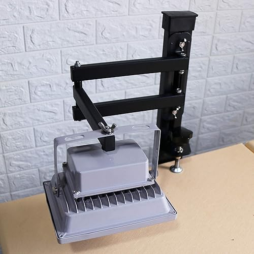 Miniatura 4 de TECHTONGDA Unidad de exposición UV de 20W LED para serigrafía, longitud de onda de 365 nm de tamaño de lámpara de exposición de 5.5 '' x 4 '',