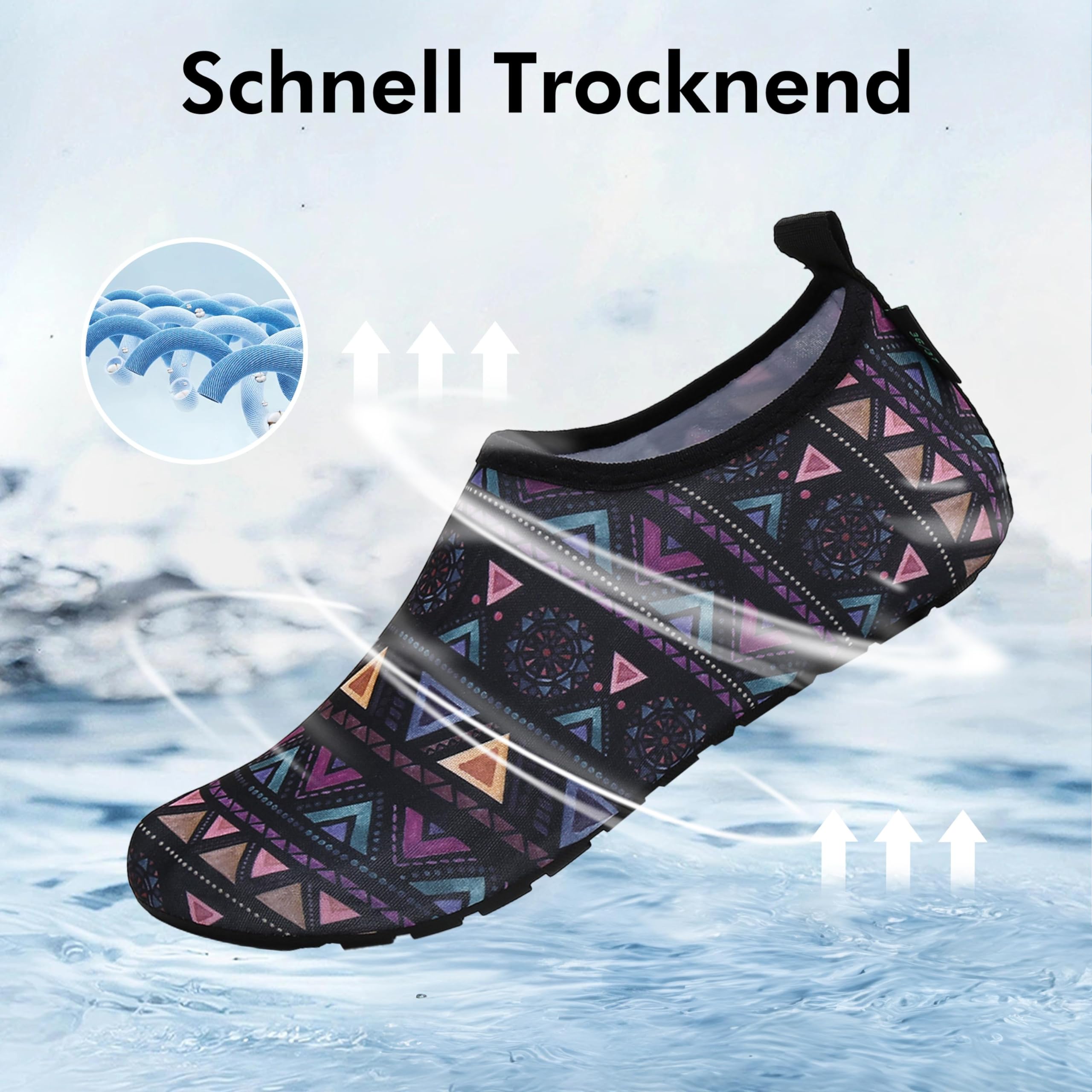 SAGUARO Scarpe da Scoglio Donna Uomo da Immersione Scarpette da Surf Water Shoes Barefoot per Bagno Spiaggia Mare Snorkel Yoga