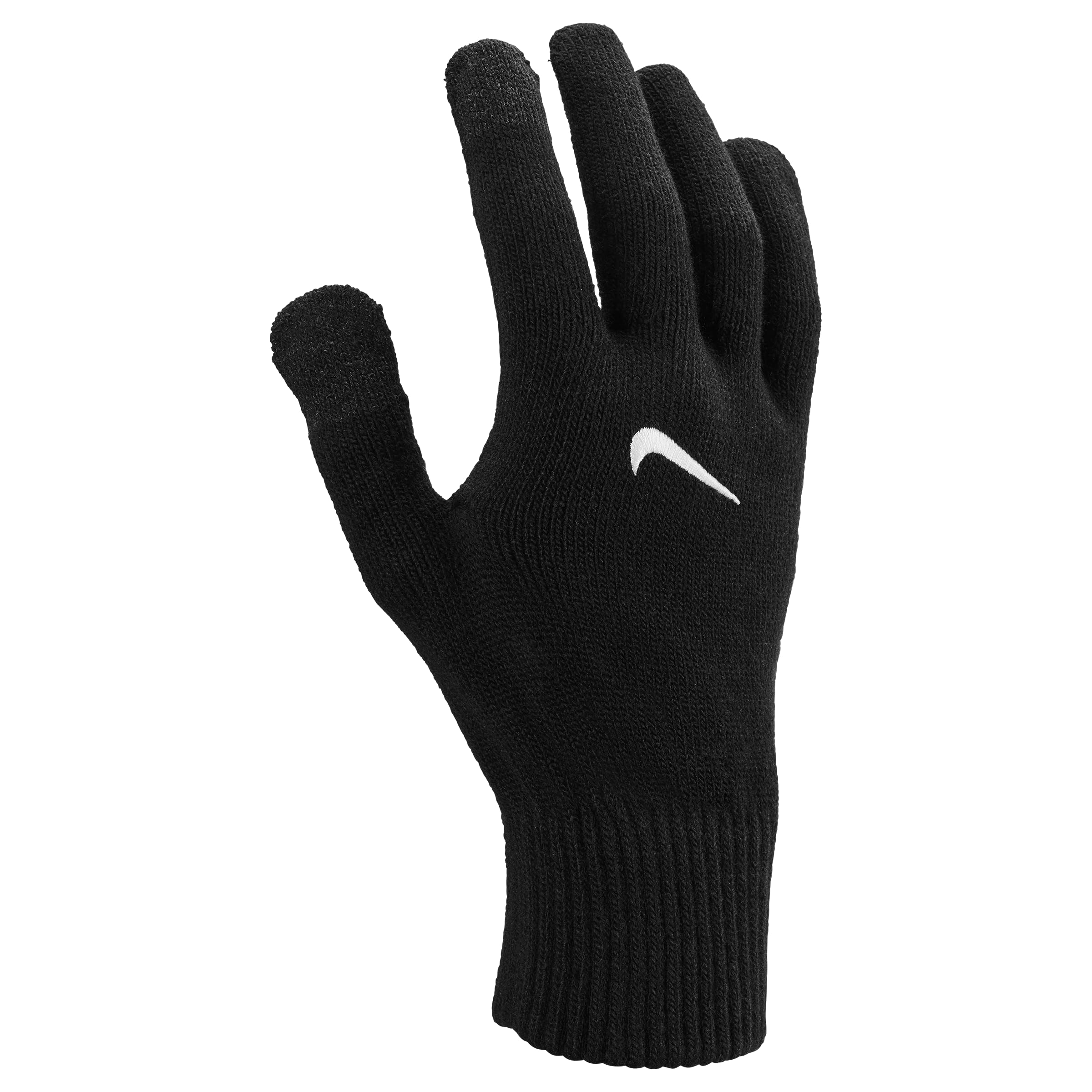 Nike  Black Knit Grip Gloves in Size L, Sports Direct