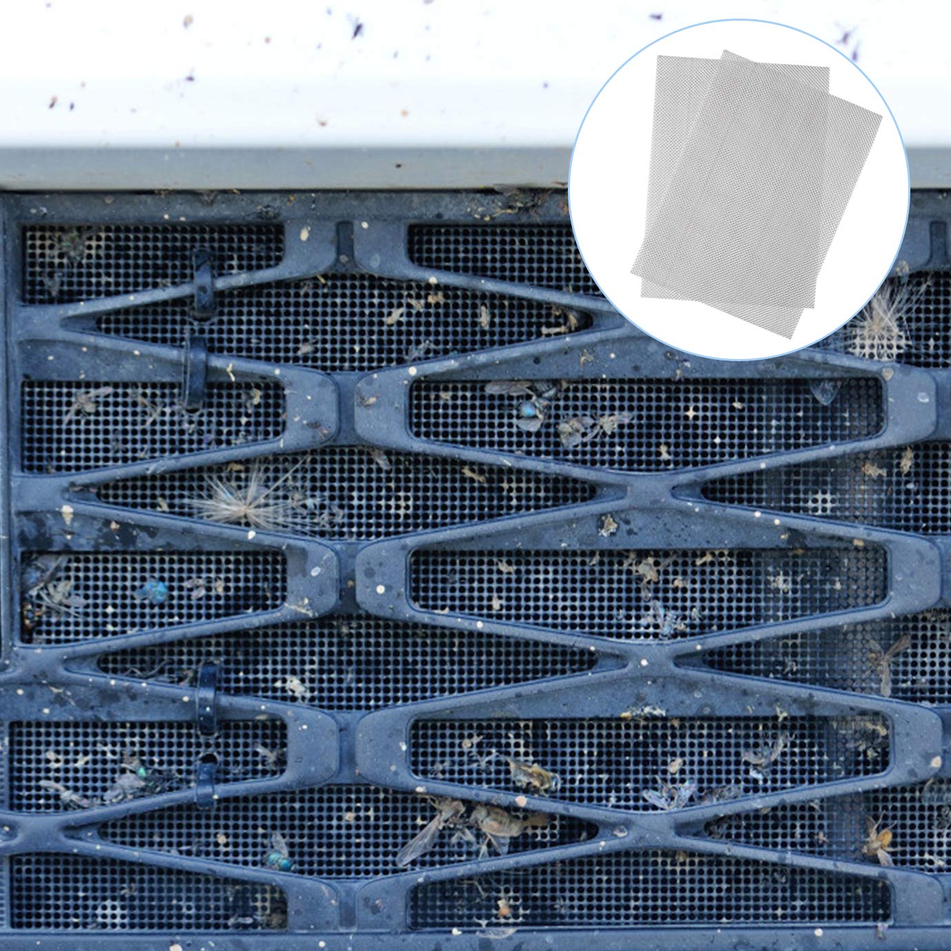 KONUNUS 5 Packs Rodent Mesh 21x15cm Stainless Steel Woven Wire Metal