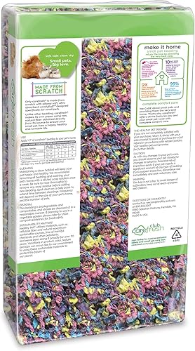 Miniatura 2 de Carefresh - Cama para mascotas pequeñas de papel natural color Confetti, libre de polvo con control de olores, 10 L