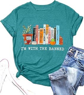 Books Shirts for Women Reading Tshirts Gifts for Teacher Bookworm Readers Librarian Bibliophile Tee Tops S-XXL