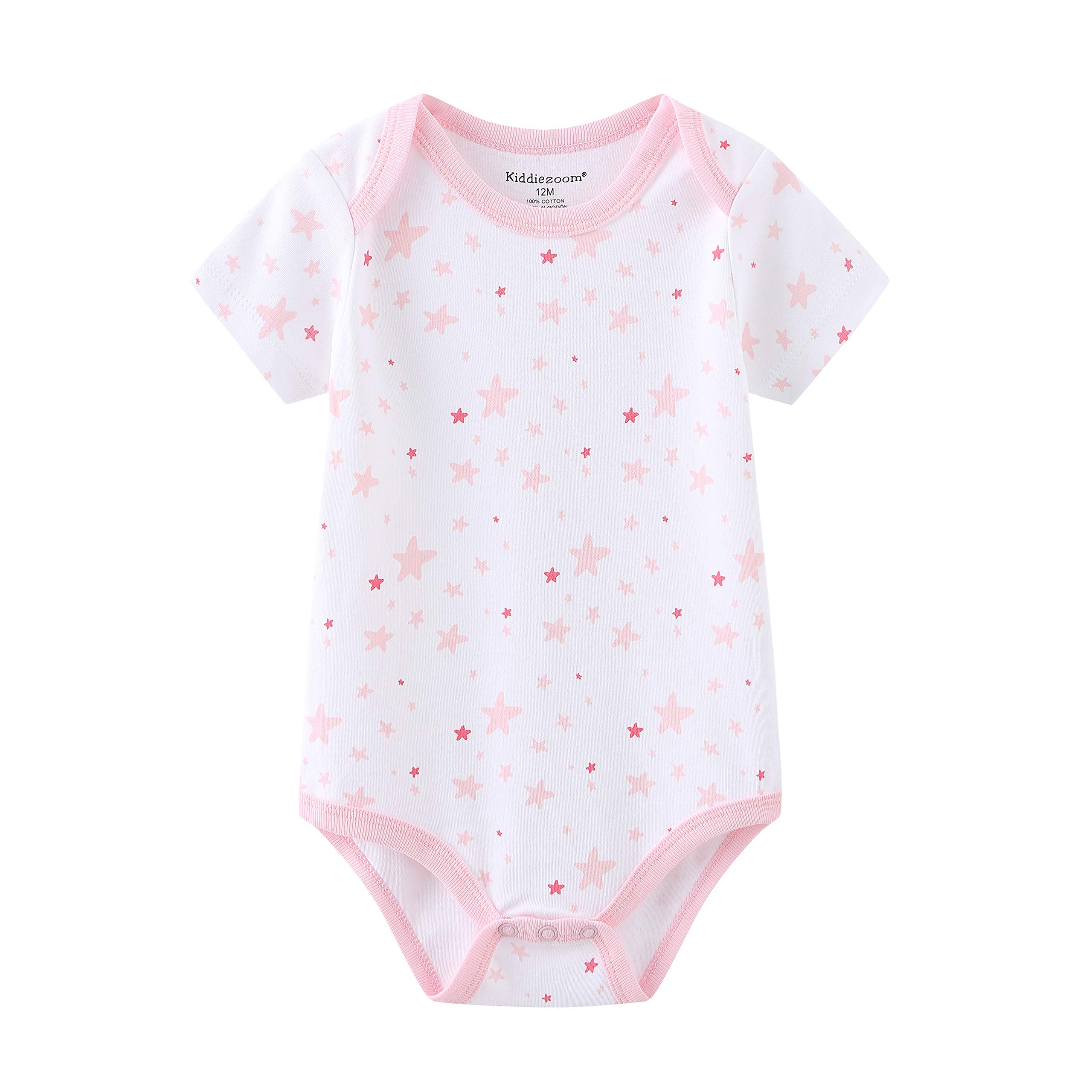 Conjunto de 9 piezas para bebés y niños, conjunto de pantalones de regalo unisex para bebés - rosa - 0-3 meses