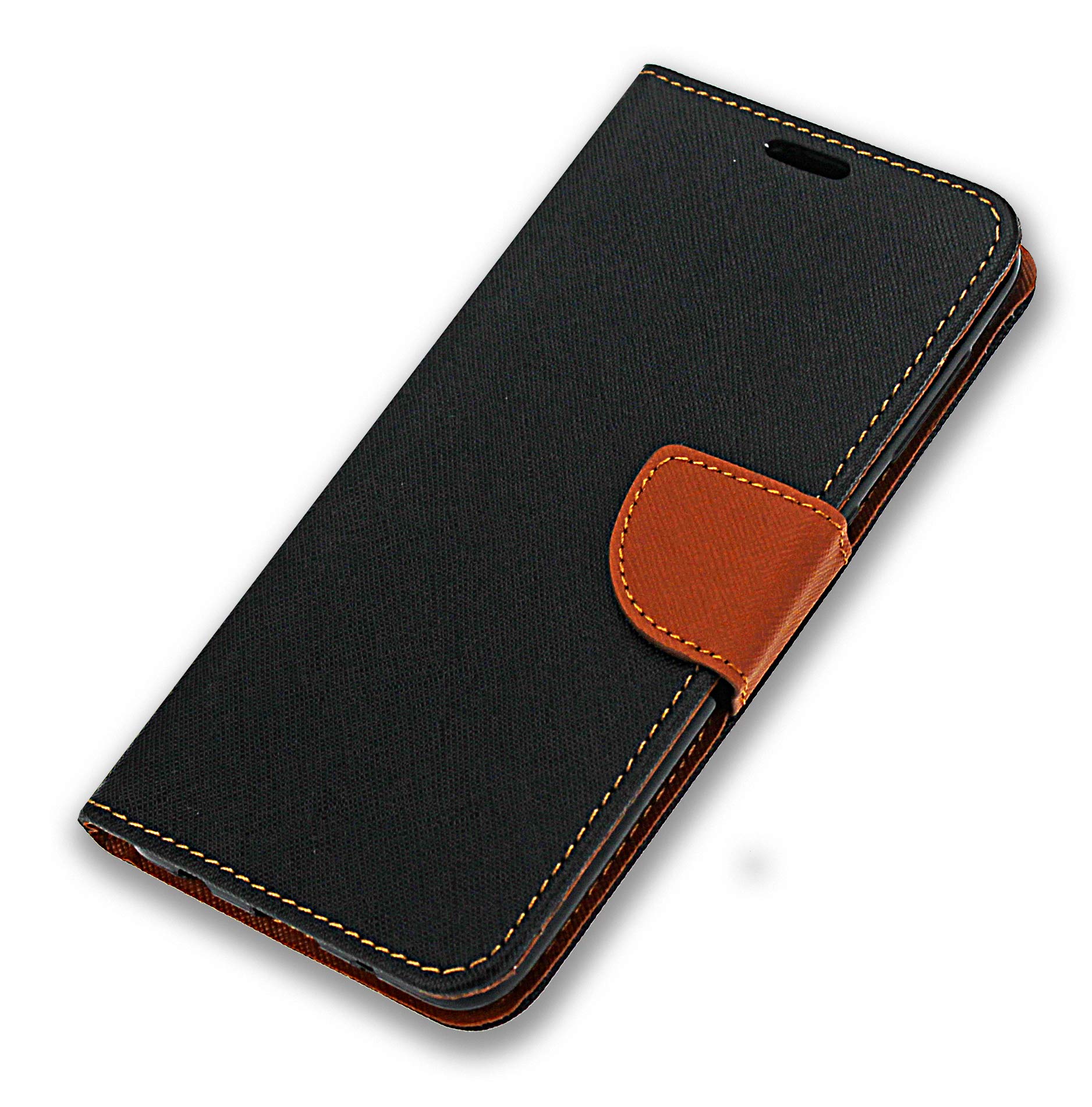 Custodia Flip in Pelle PU con Finestra Visibile e Chiusura Magnetica Invisibile Compatibile con Wiko View 3, Protezione Totale (Blu