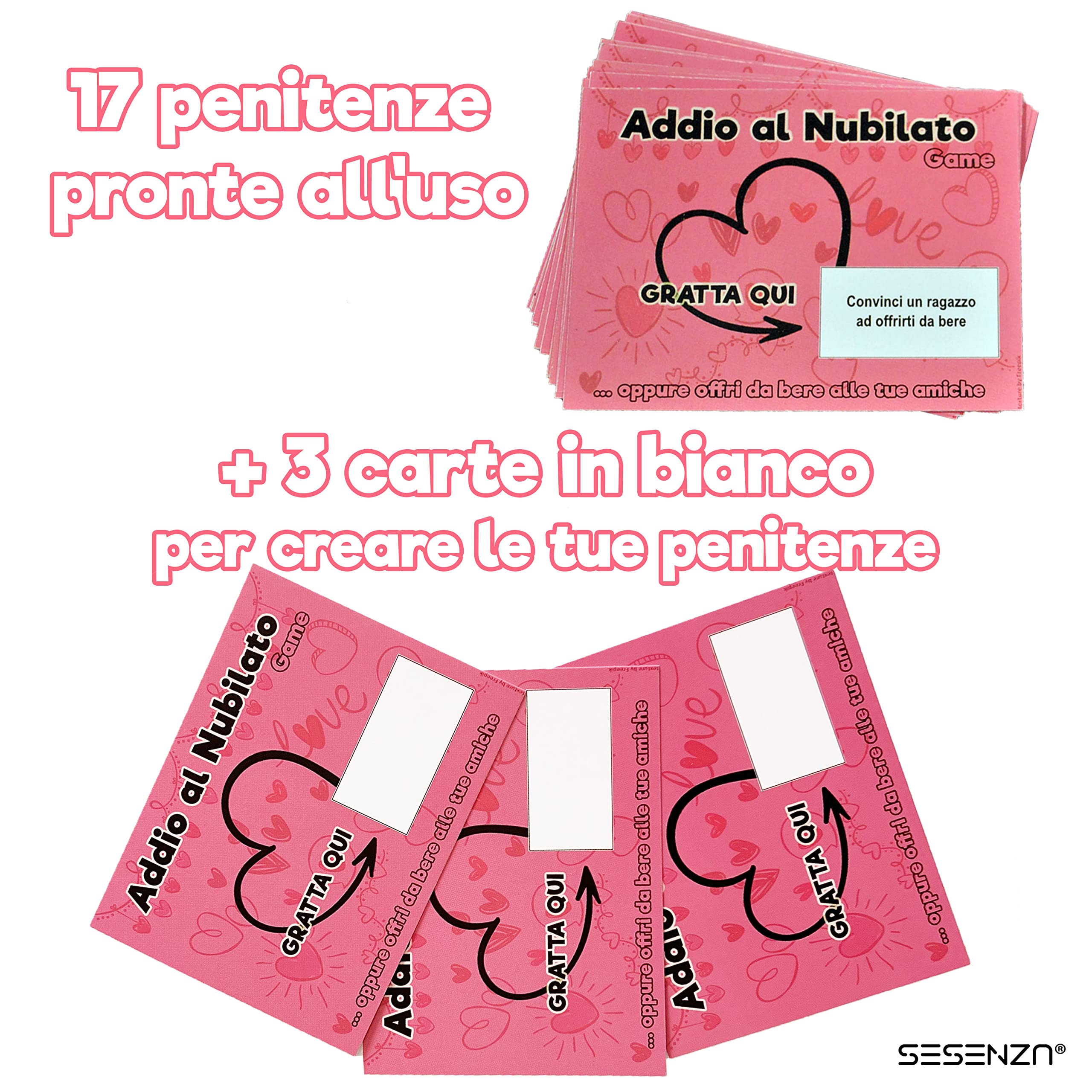 Inkdotpot 50 Carte Gioco Floreali Per Addio Al Nubilato – Baby Shower E Matrimonio, 5x7 Pollici, Cartoncino 150g/m²
