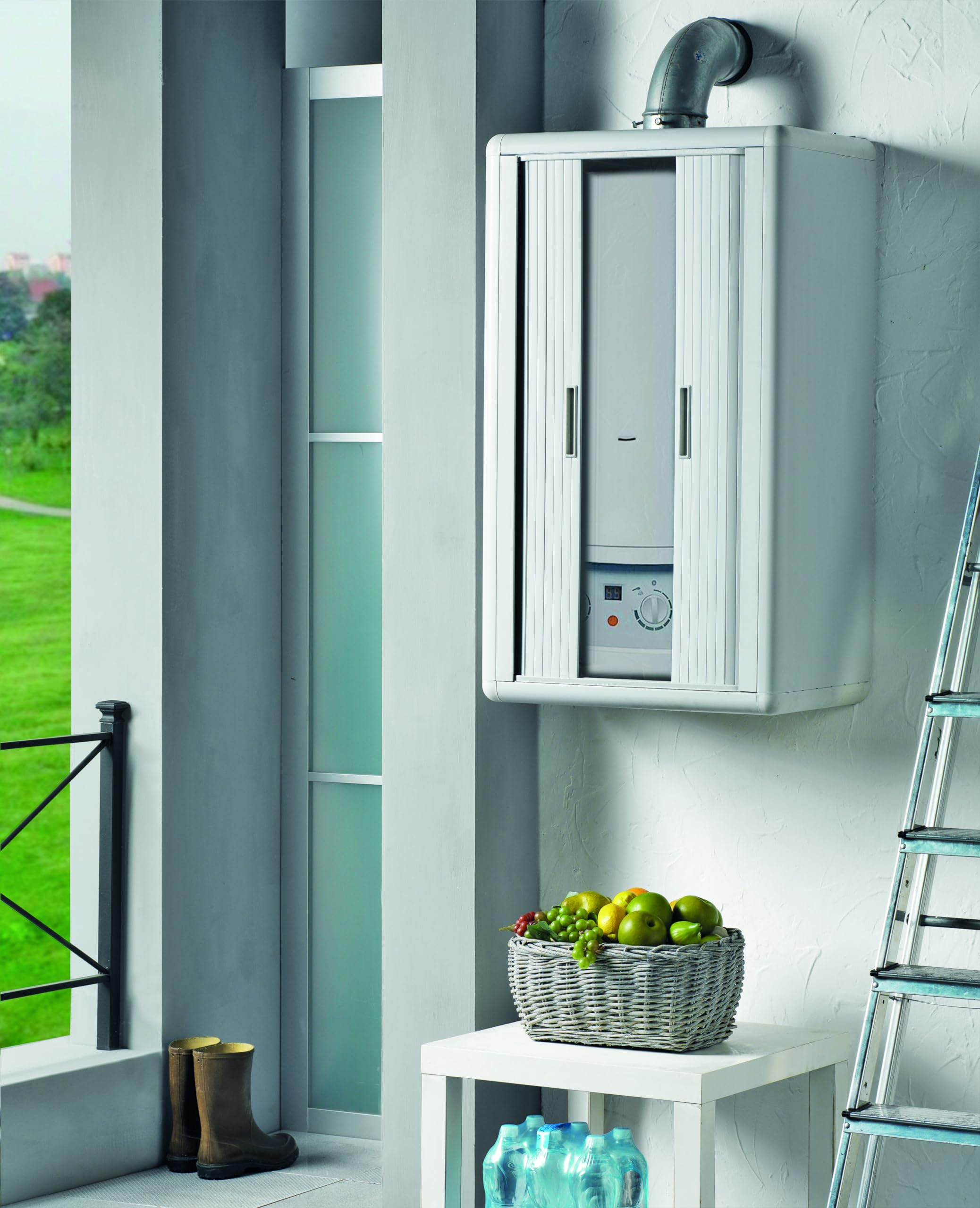 Mobile di protezione per caldaia Easy Roll, rif. M282749, colore: grigio