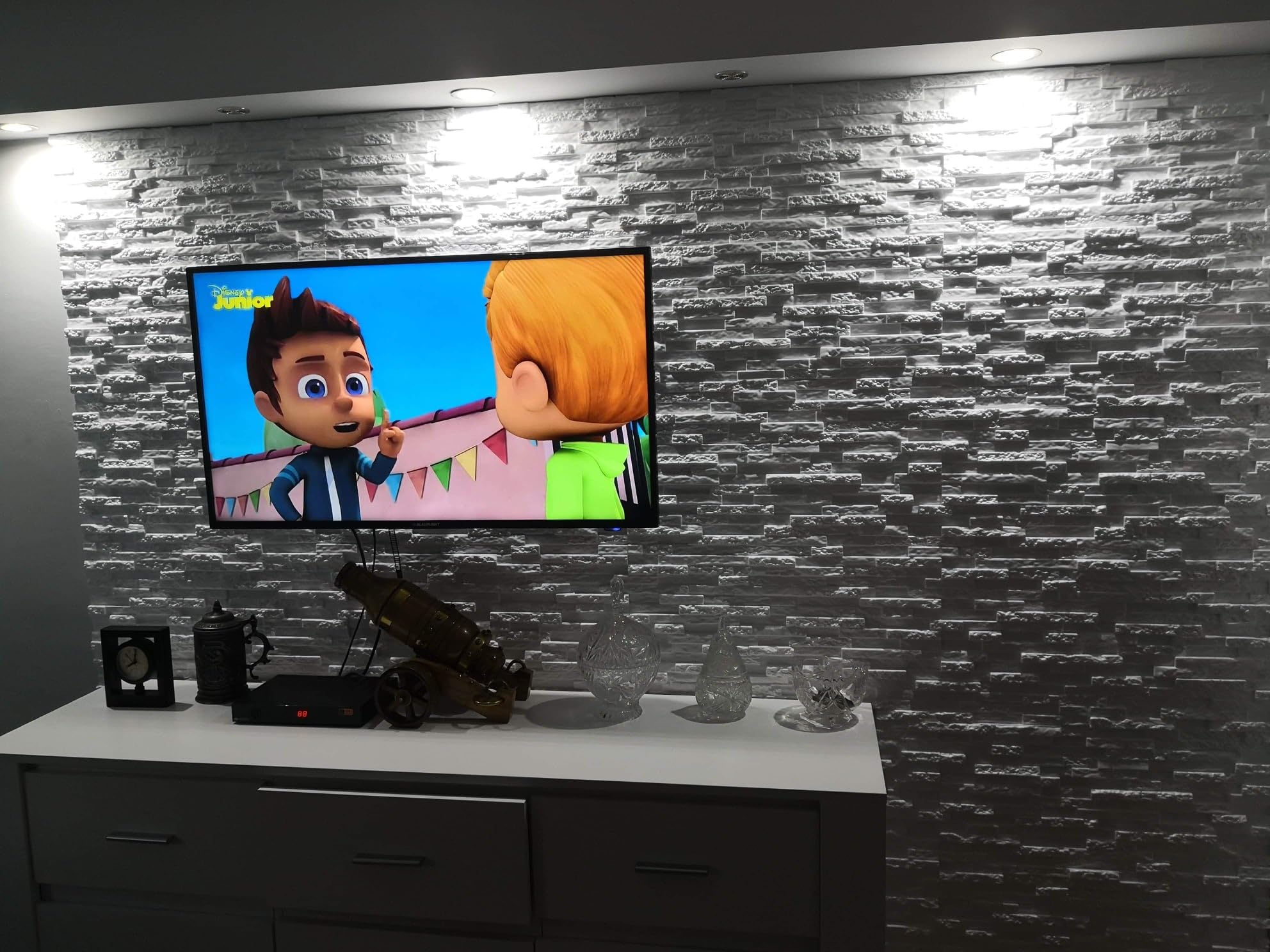 Deccart Pannelli Decorativi Per Pareti 3D 60x60 cm EPS - Pietra, 1.08m²