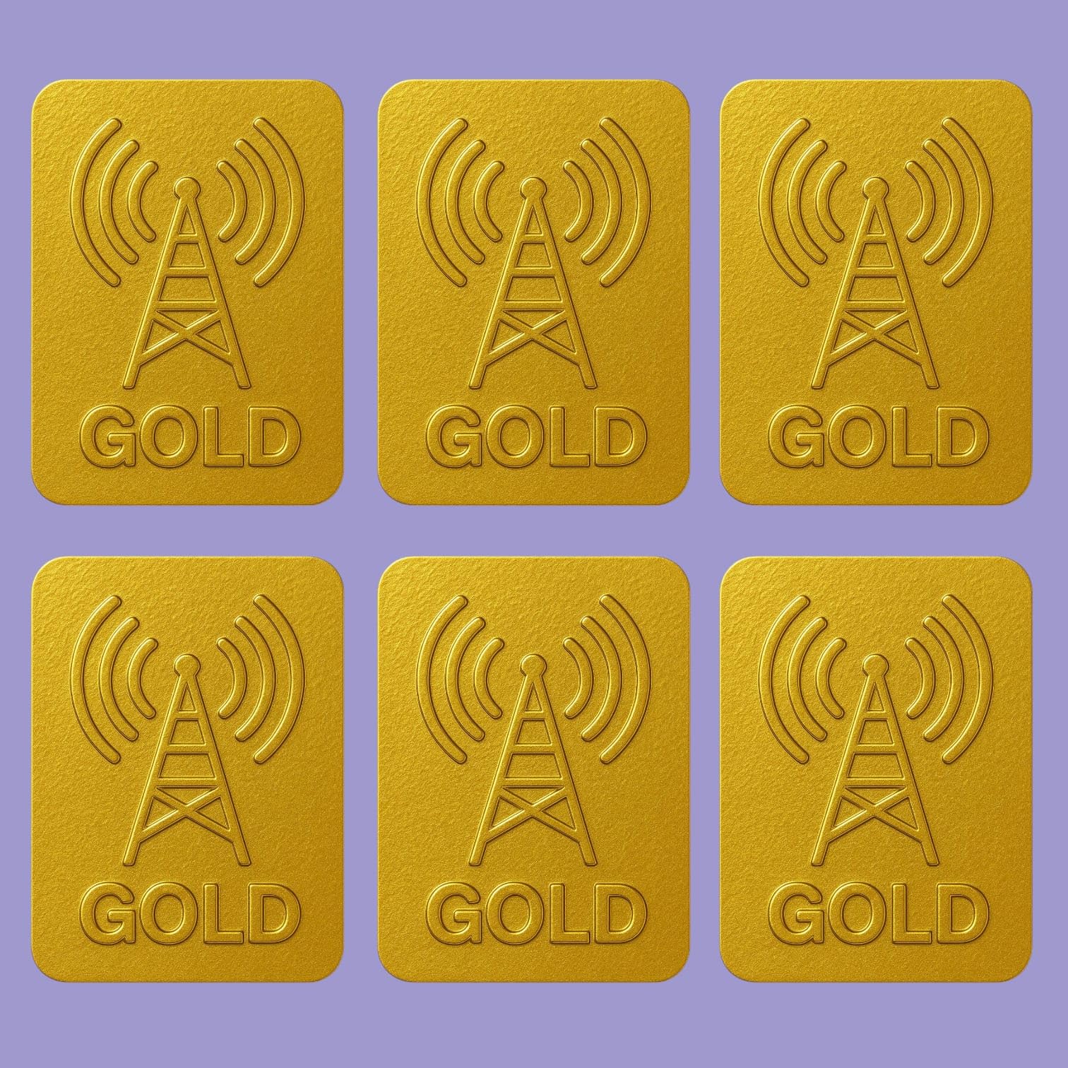 Gold Mobile Anti Radiation Chip Sticker for Reducing EMF Exposure and Risk-image-22
