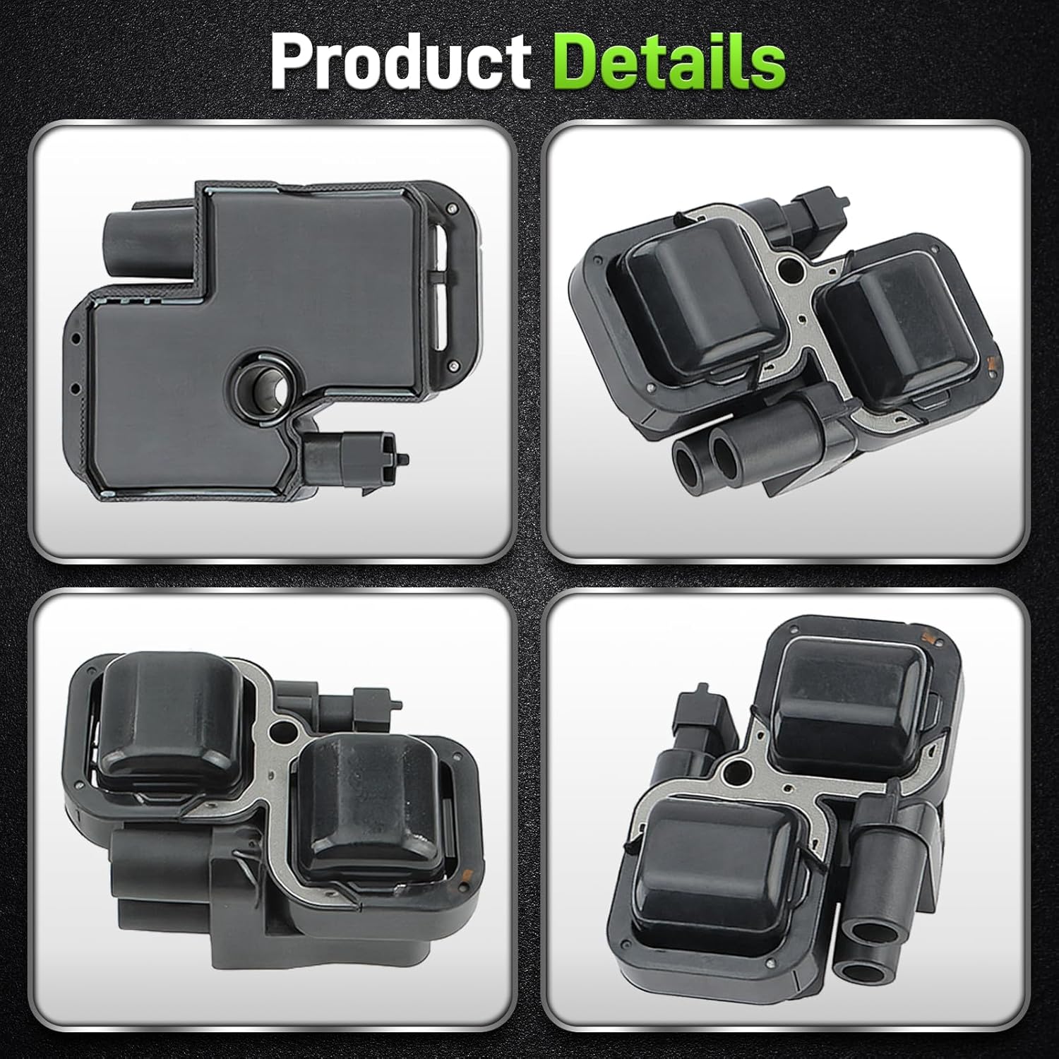 6pcs UF359 Ignition Coil 16pcs 6619 Spark Plug and Wire Set Fit for Mercedes-Benz G500 CL500 G500 S350 SLK55 C280 Crossfire for Chrysler Crossfire