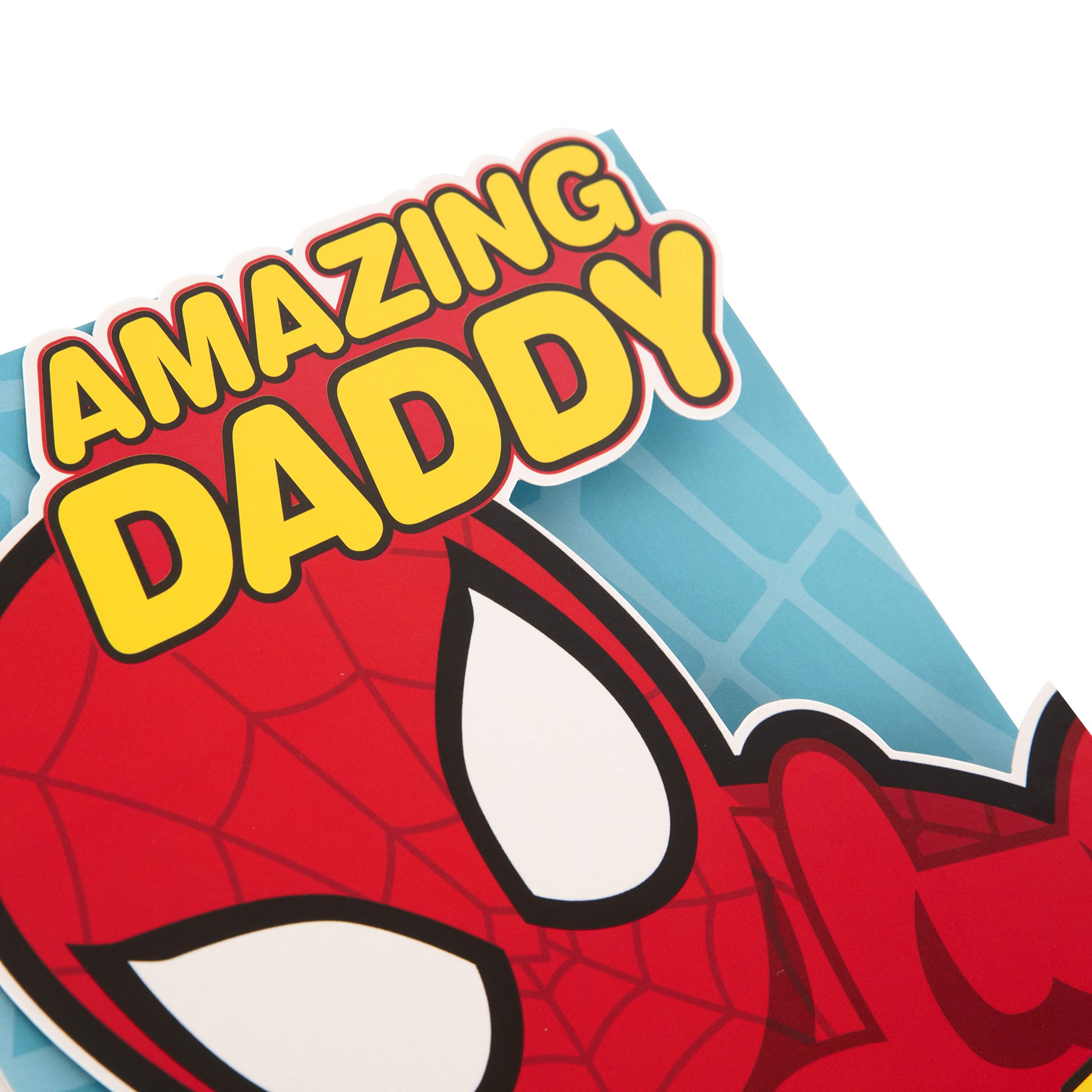 Old English Co. Fun Father's Day Card | 'You're My Hero' Catching Spiders Humorous Card For Dad