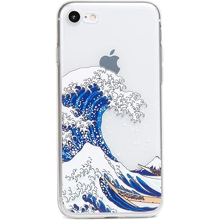 Amazon Co Jp Zukou Iphone Se 第2世代 Iphone8 Iphone7 ケース 透明 クリア 和風 和モダン スマホケース 浮世絵 葛飾 北斎 ソフト Tpu 家電 カメラ