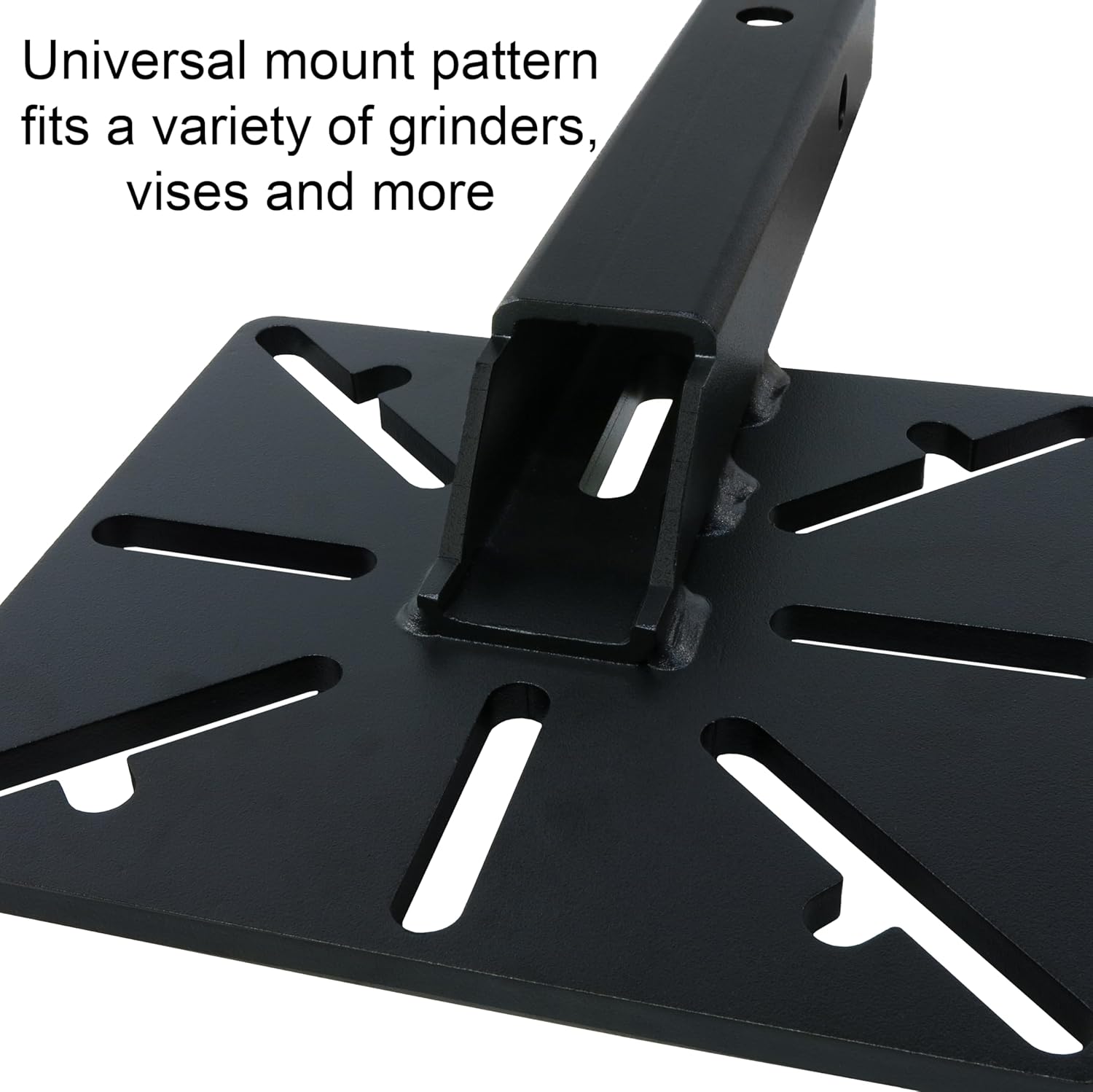 Trick-Tools Versa-Mount Vise and Grinder Table Mount, Workbench Receiver Hitch Style Tool Stand, Made in The USA