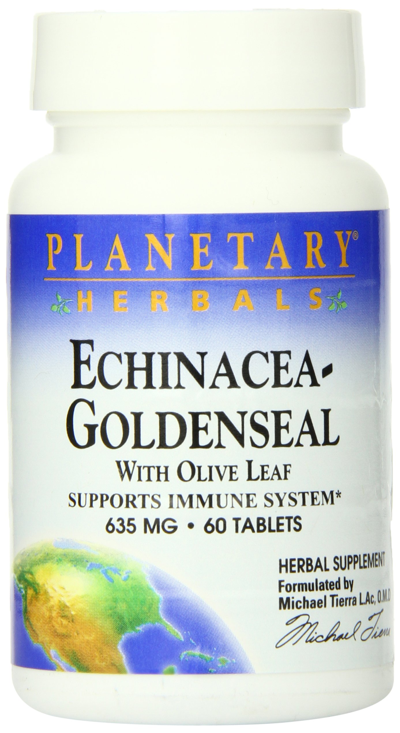 Natural Factors Echinacea Goldenseal With Olive Leaf 635 Mg Tablet, 50 Gm
