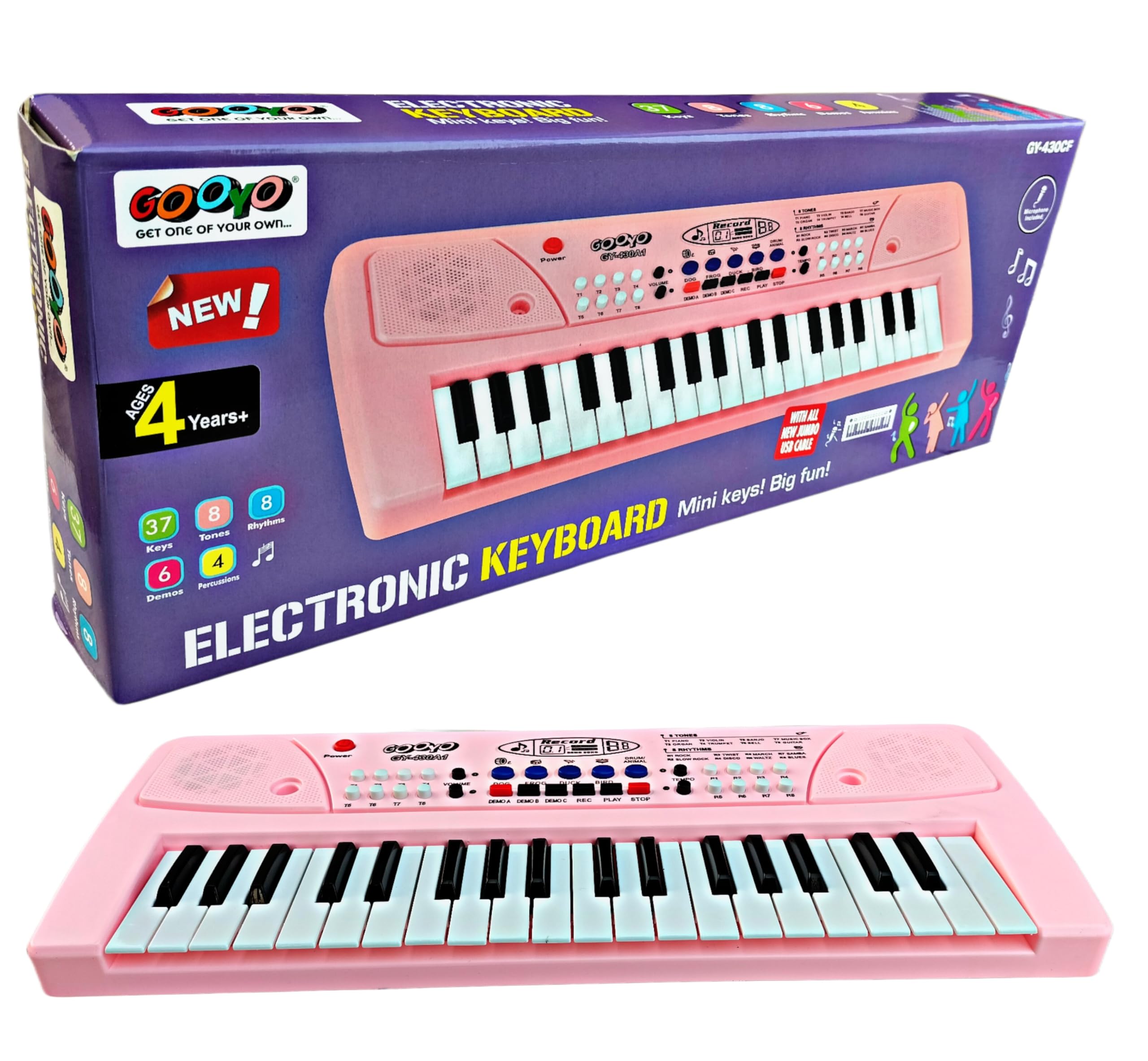 See full amazon price history chart for Ruhani 37 Key Piano Keyboard Musical Toy with Mic & USB Charger for Kids Boys and Girls -Pink Colour Ruhani 37 Key Piano Keyboard Musical Toy with Mic & USB Charger for Kids Boys and Girls -Pink Colour (B0CNXWX5LC) Amazon Price History, Amazon Price Tracker