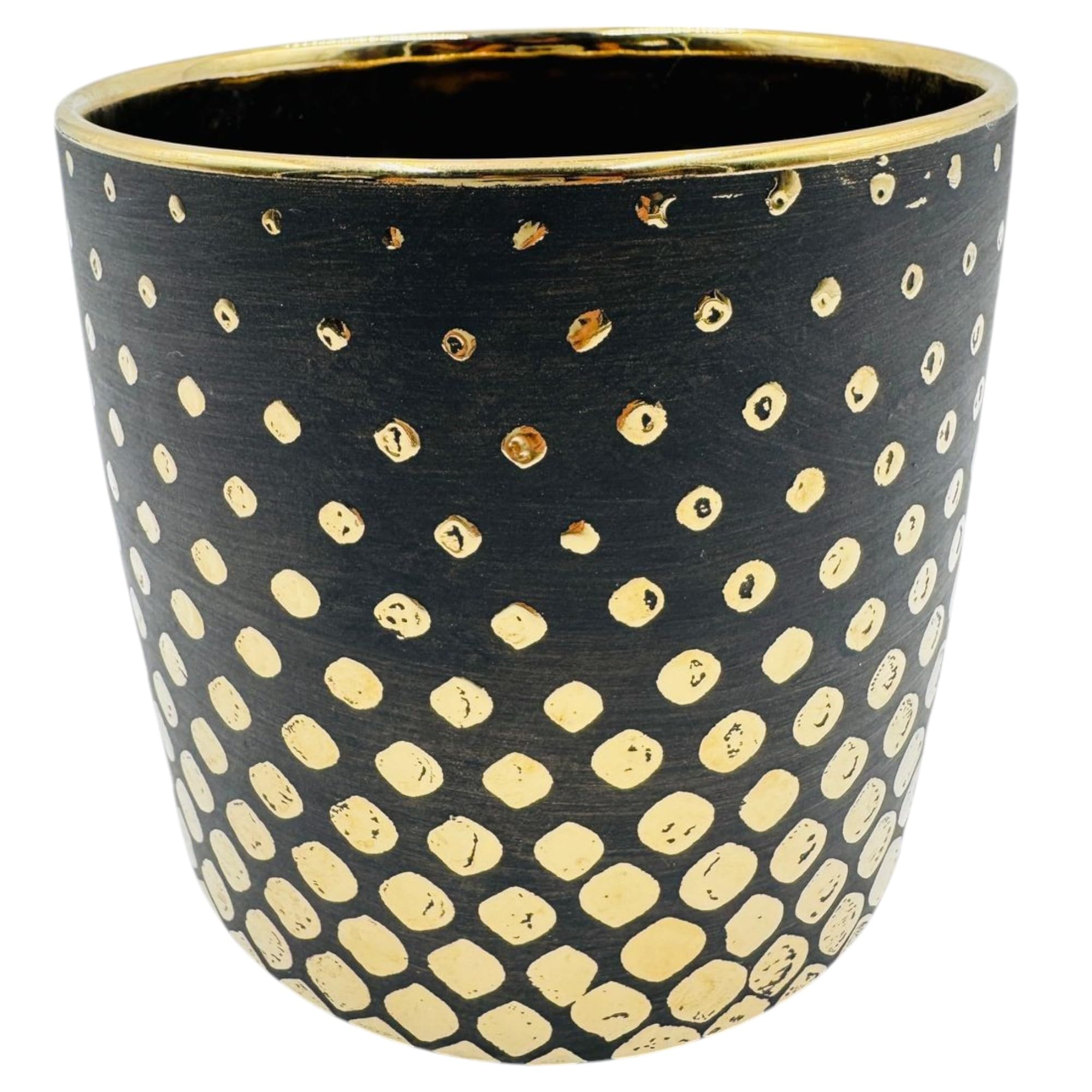 Round Ceramic Flower Pot - Modern & Boho Decor -6 Round Ceramic Flower Pot - Modern & Boho Decor -6