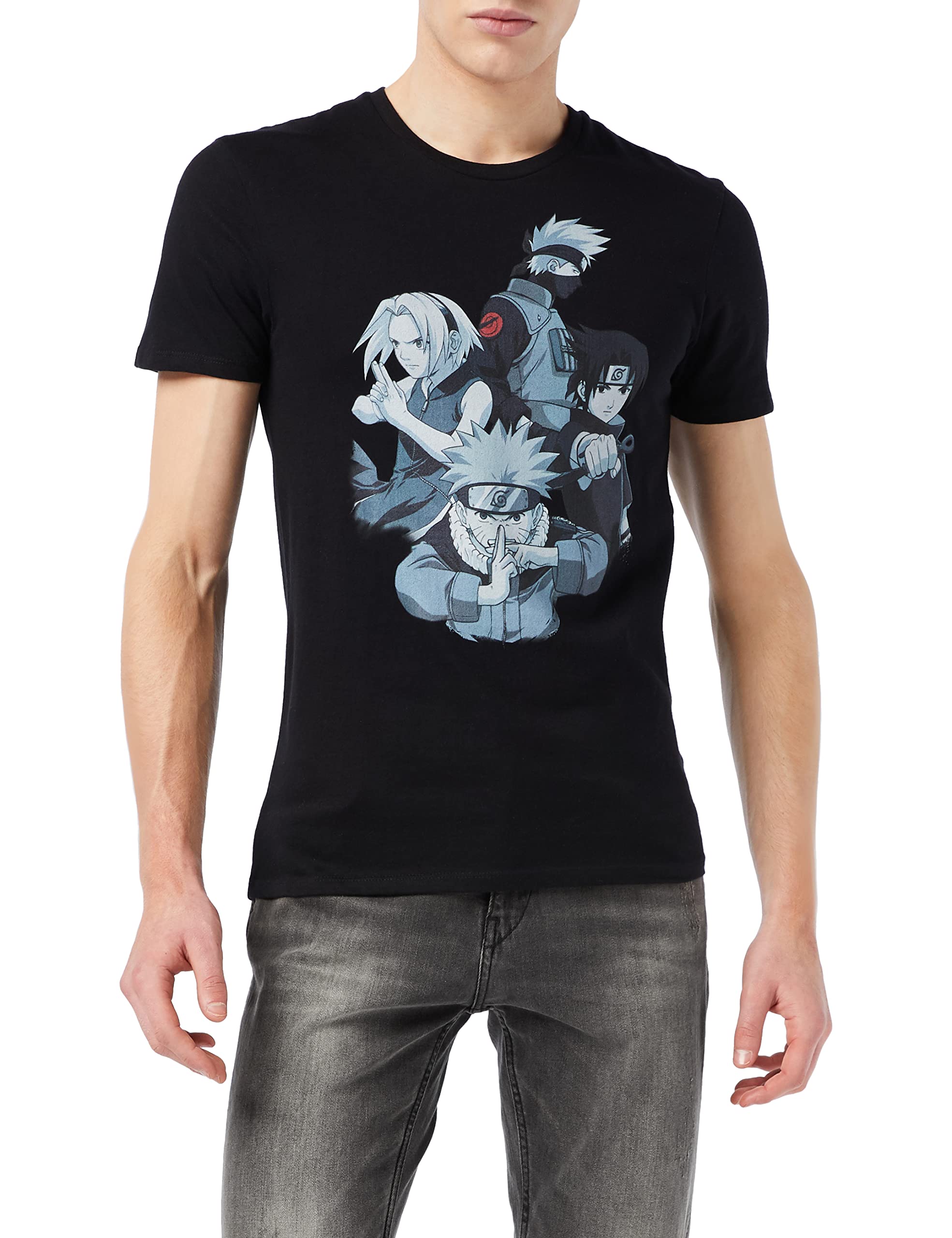 NarutoMen's Menarutts027 T-Shirt (pack of 1)