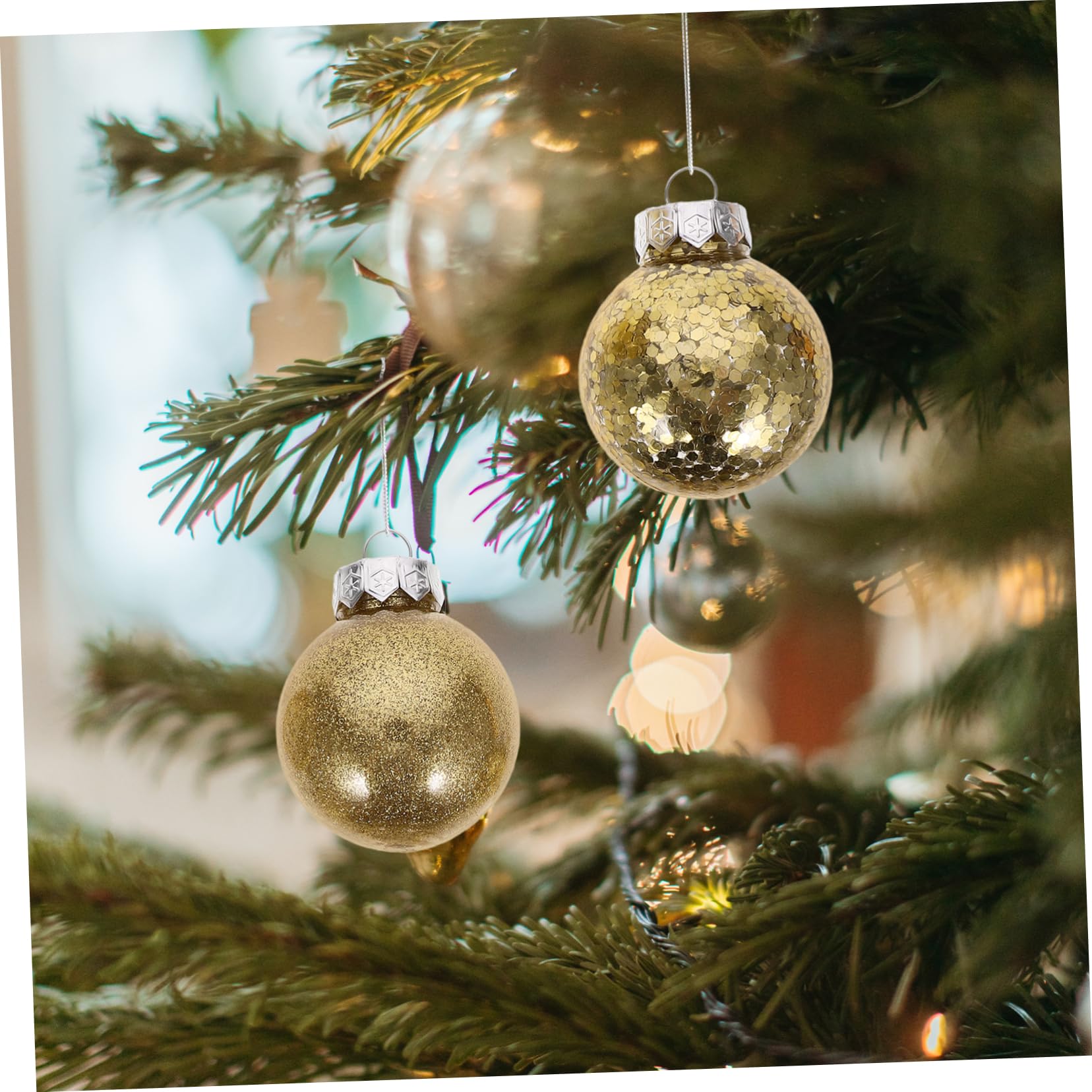 Garneck 30stücke Weihnachtsbaumkugeln zum Aufhängen Christbaumkugeln aus Robustem Material Dekokugeln für Weihnachtsdeko Anhänger für Christbaum Weihnachtskugeln für Zuhause und Büro