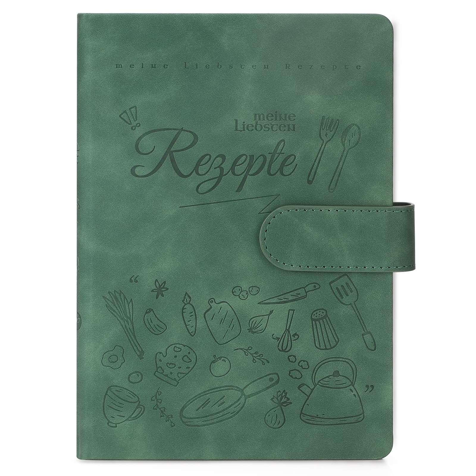 Rezeptbuch zum Selberschreiben A5 mit Register und Inhaltsve