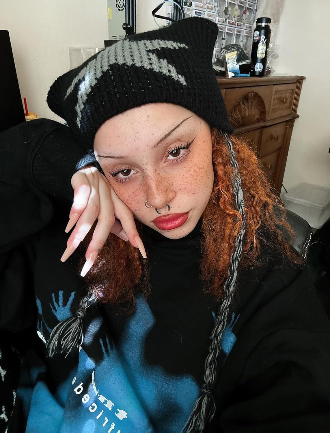 Aelfric Eden Graphic Hoodies Vintage Printed Hoodie Sweatshirt Casual Oversized Long Sleeve Streetwear Hooded Pullover - Image 3