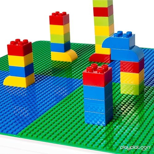 Miniatura 7 de Juego de mesa de actividades para niños Play Platoon  Tabla de bloques de construcción, mesa de manualidades y mesa sensorial con almacenamiento