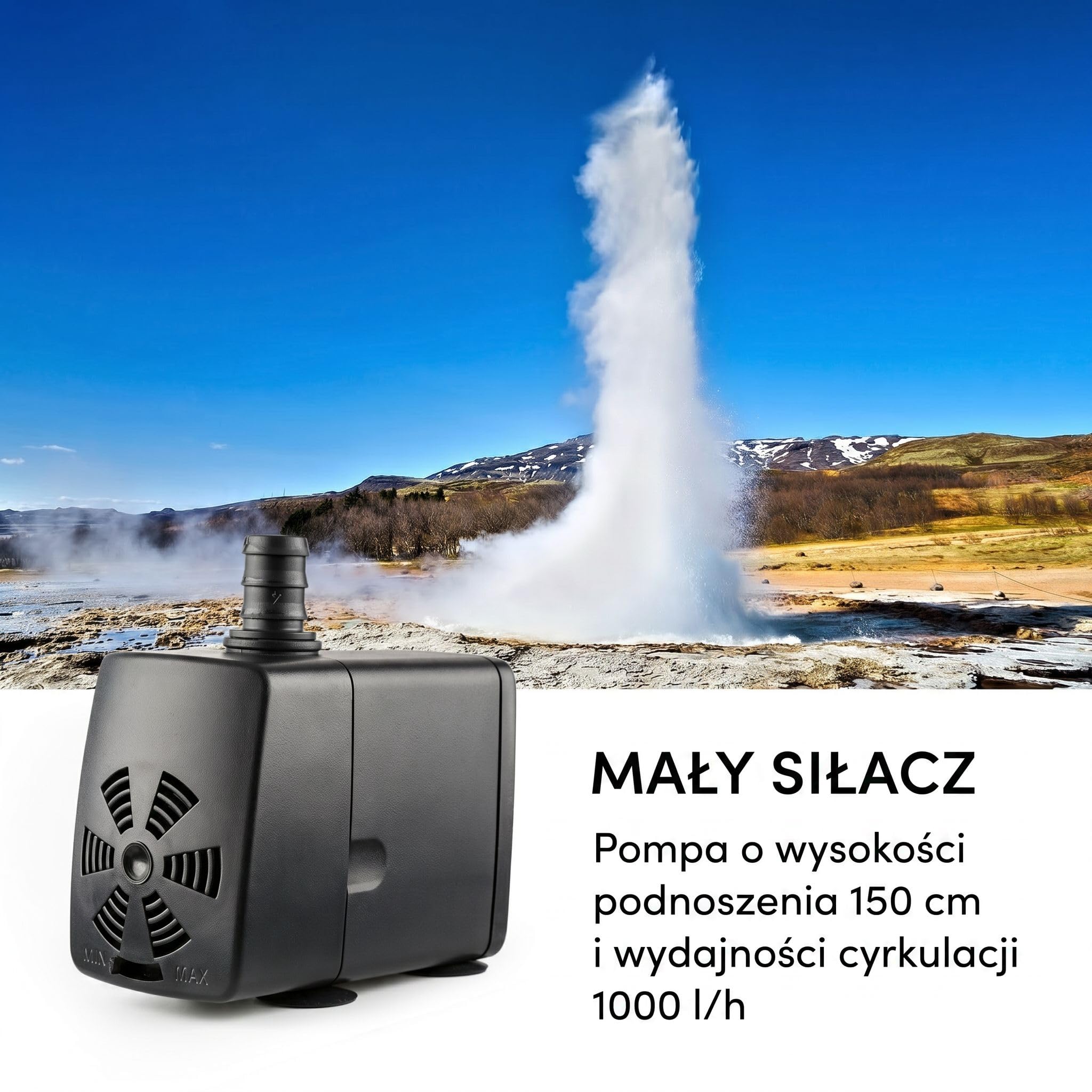 Blumfeldt Watergate Fontanna ogrodowa Wewnątrz/na zewnątrz Pompa 15 W pompa 10 m Ocynkowana