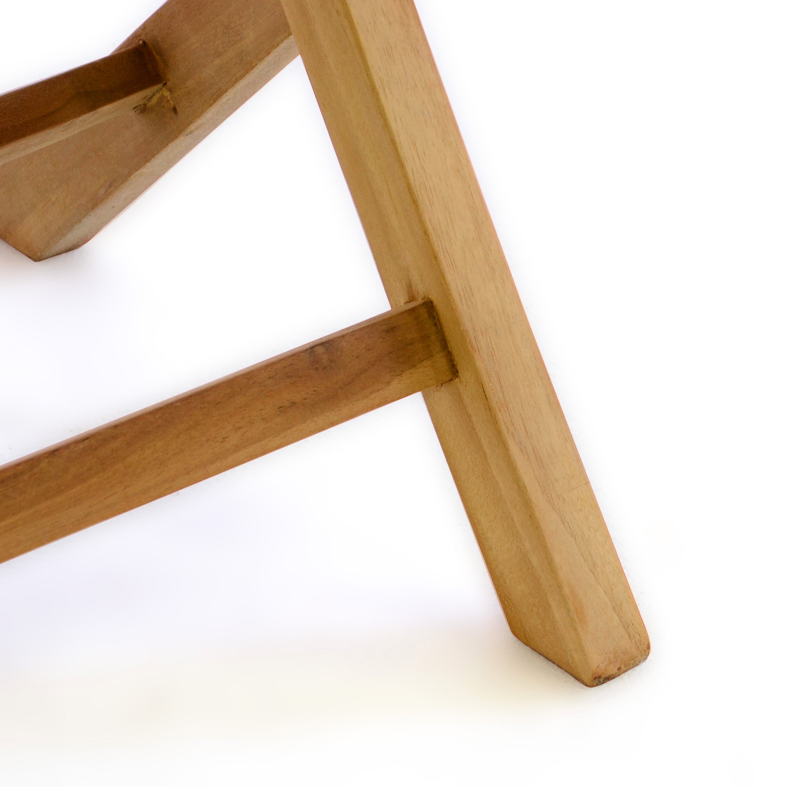 Divero Klappstuhl Ravenna Teakholz Braun