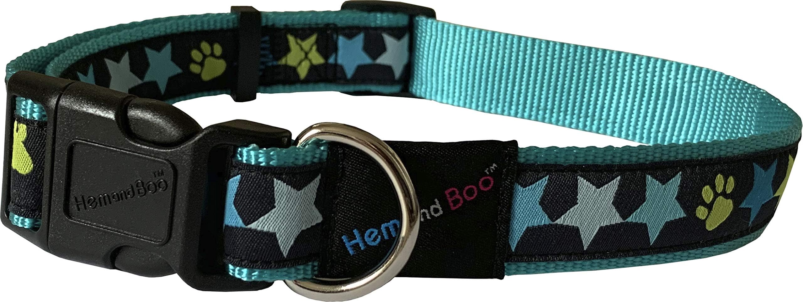 Hemmo & Co Stars Collar, 0.75inch, Black Amazon.co.uk Pet Supplies