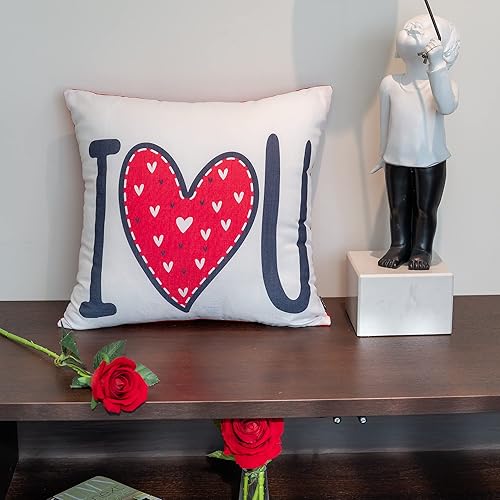 Miniatura 5 de HPUK Juego de 4 fundas de almohada para el día de San Valentín, 18 x 18 pulgadas, almohadas decorativas para primavera, regalo, sala de estar,